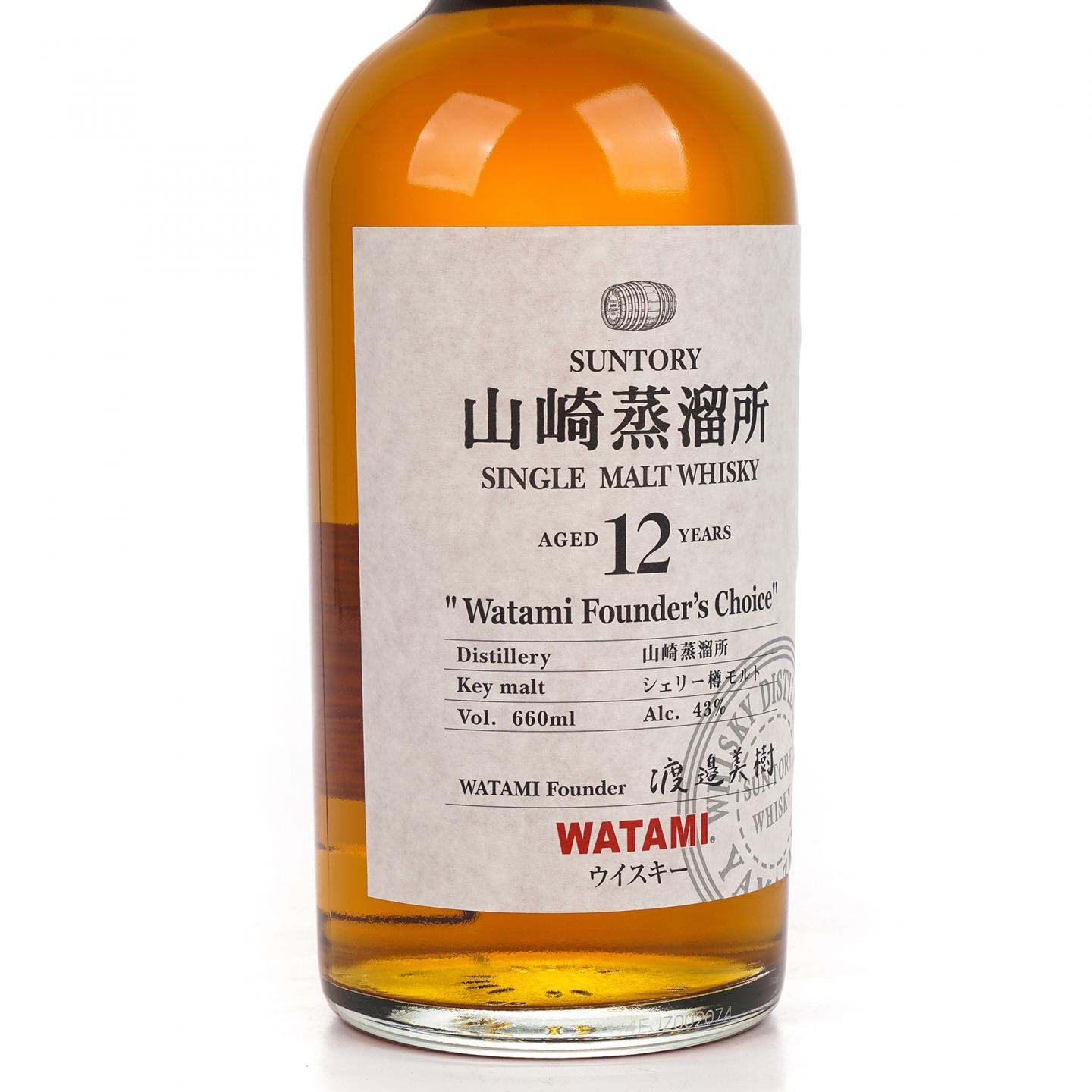 山崎 12年 渡边美树 Watami Founder’s Choice 660ml