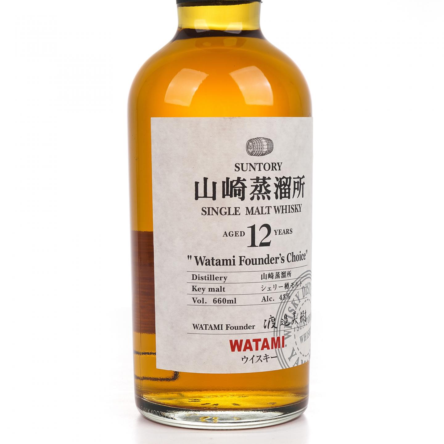 山崎 12年 渡边美树 Watami Founder’s Choice 660ml