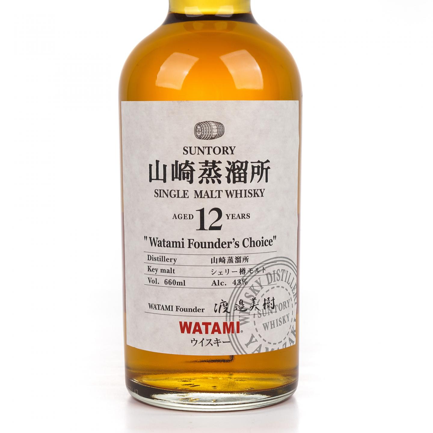 山崎 12年 渡边美树 Watami Founder’s Choice 660ml