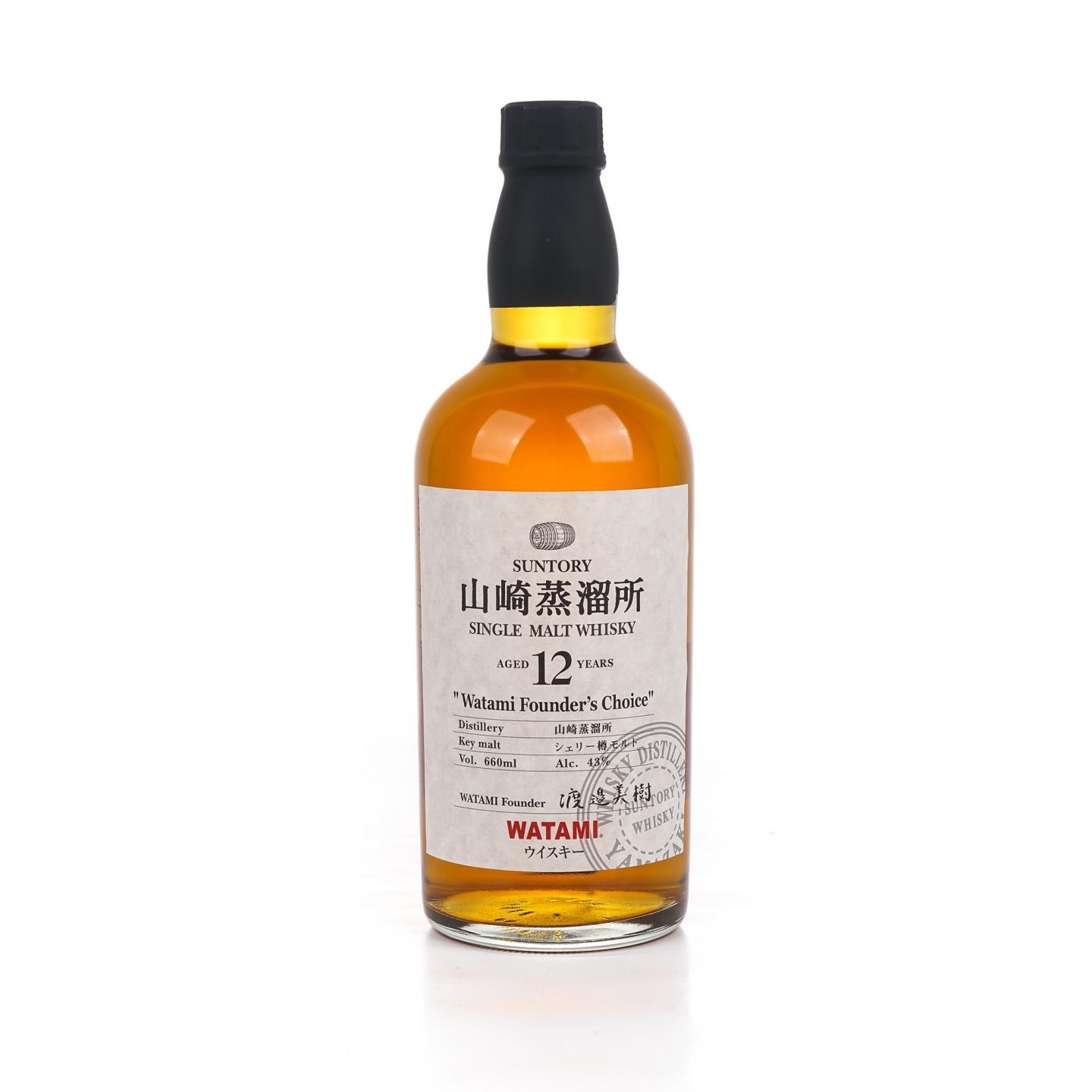 山崎 12年 渡边美树 Watami Founder’s Choice 660ml 43%