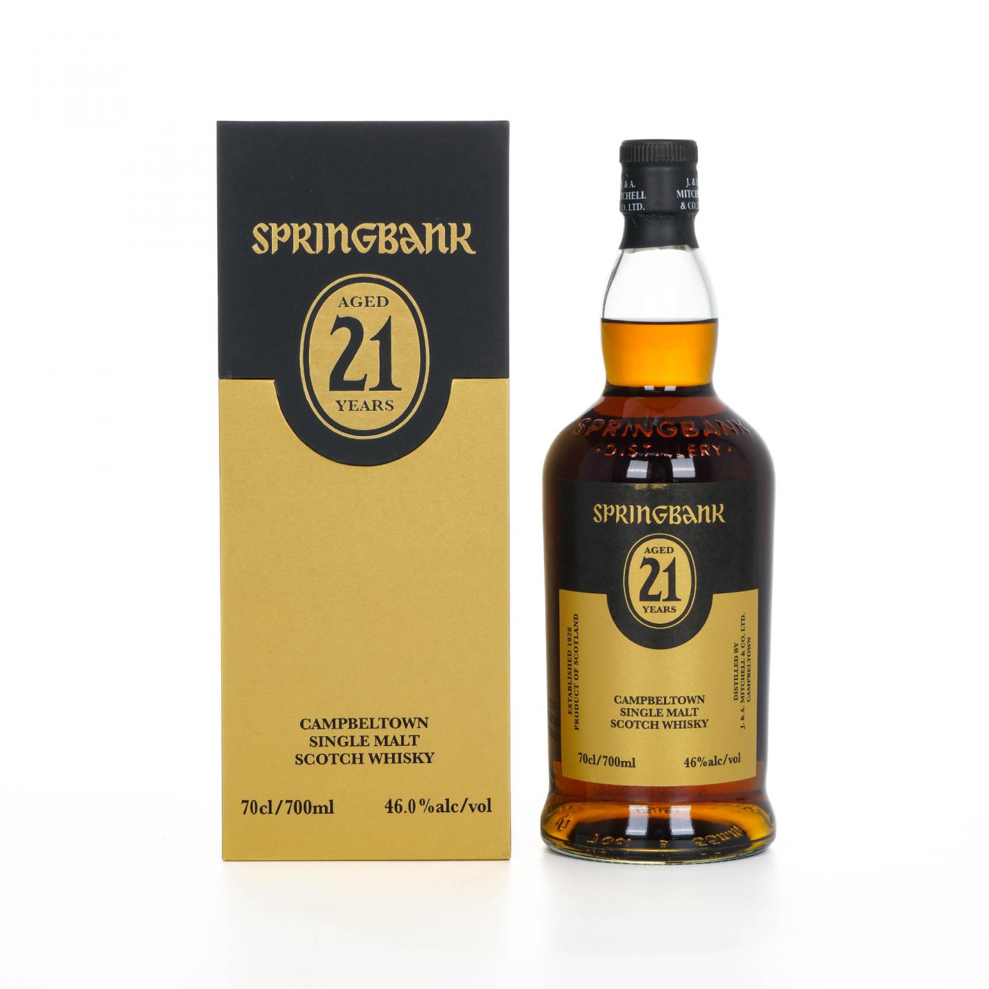 Springbank 云顶 21年 限量版 700ml_拍卖-酒虫网