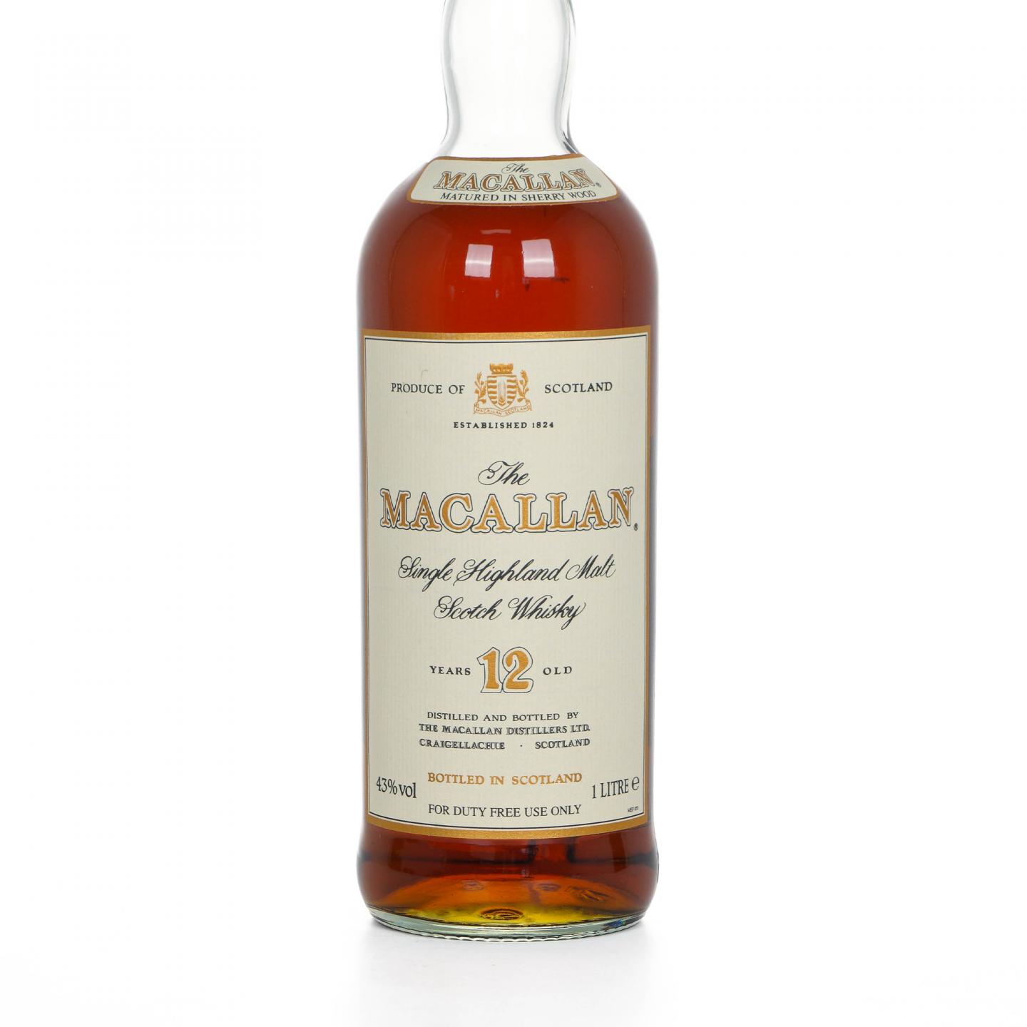 Macallan 麦卡伦 12年 雪莉桶 1000ml