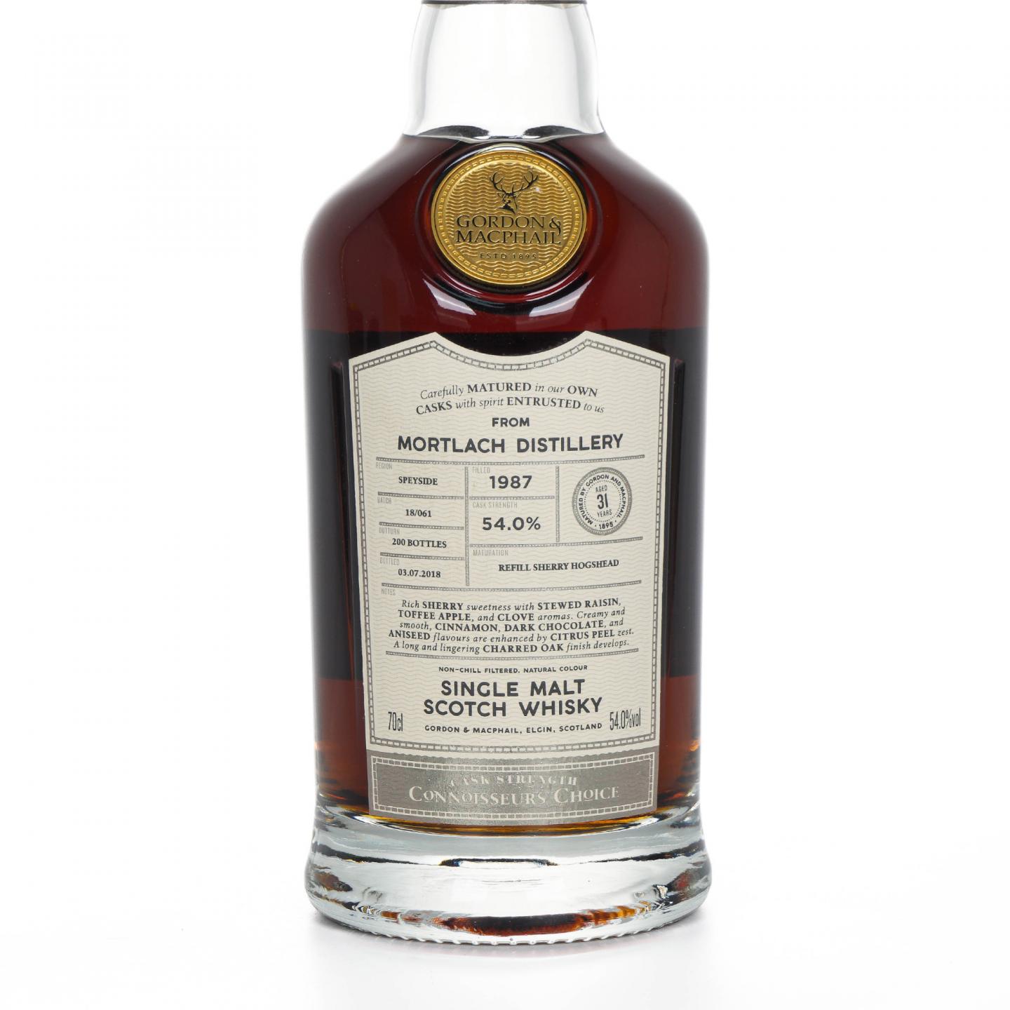 Mortlach 慕赫 31年 1987-2018 GM 桶强