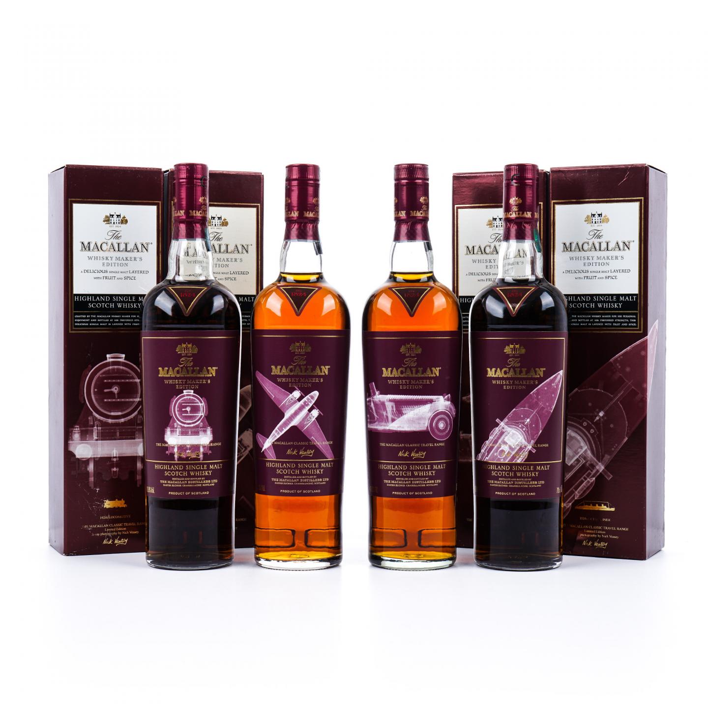 Macallan 麦卡伦 旅行组系列 4支组