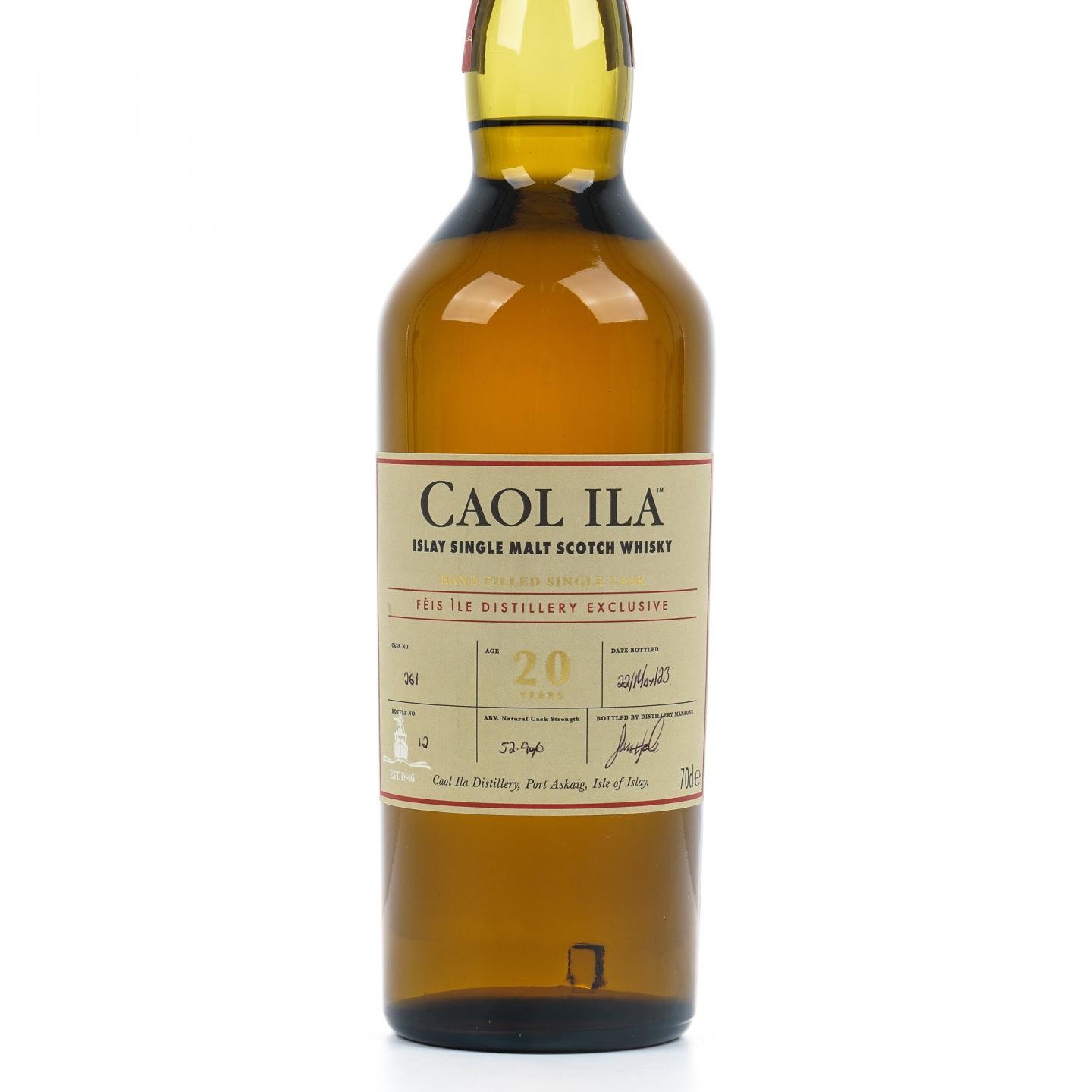 Caol Ila 卡尔里拉 20年 Feis Ile 2023 单桶 桶强