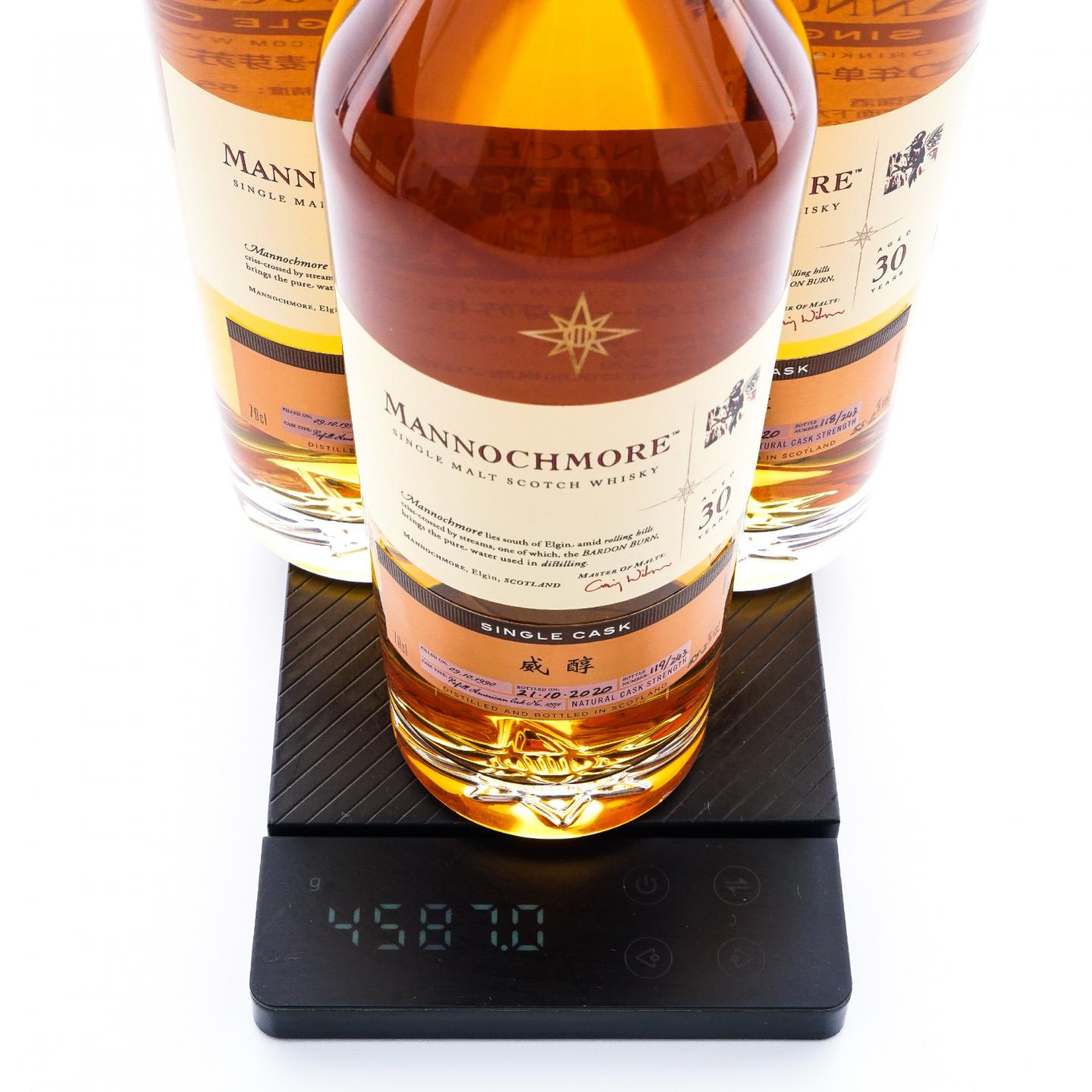 Mannochmore 曼洛克摩 30年 1990-2020 星星标 行货 3瓶组