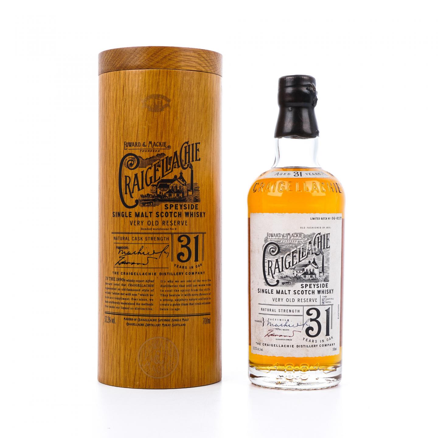 Craigellachie 克莱拉奇 31年 Very Old Reserve 700ml