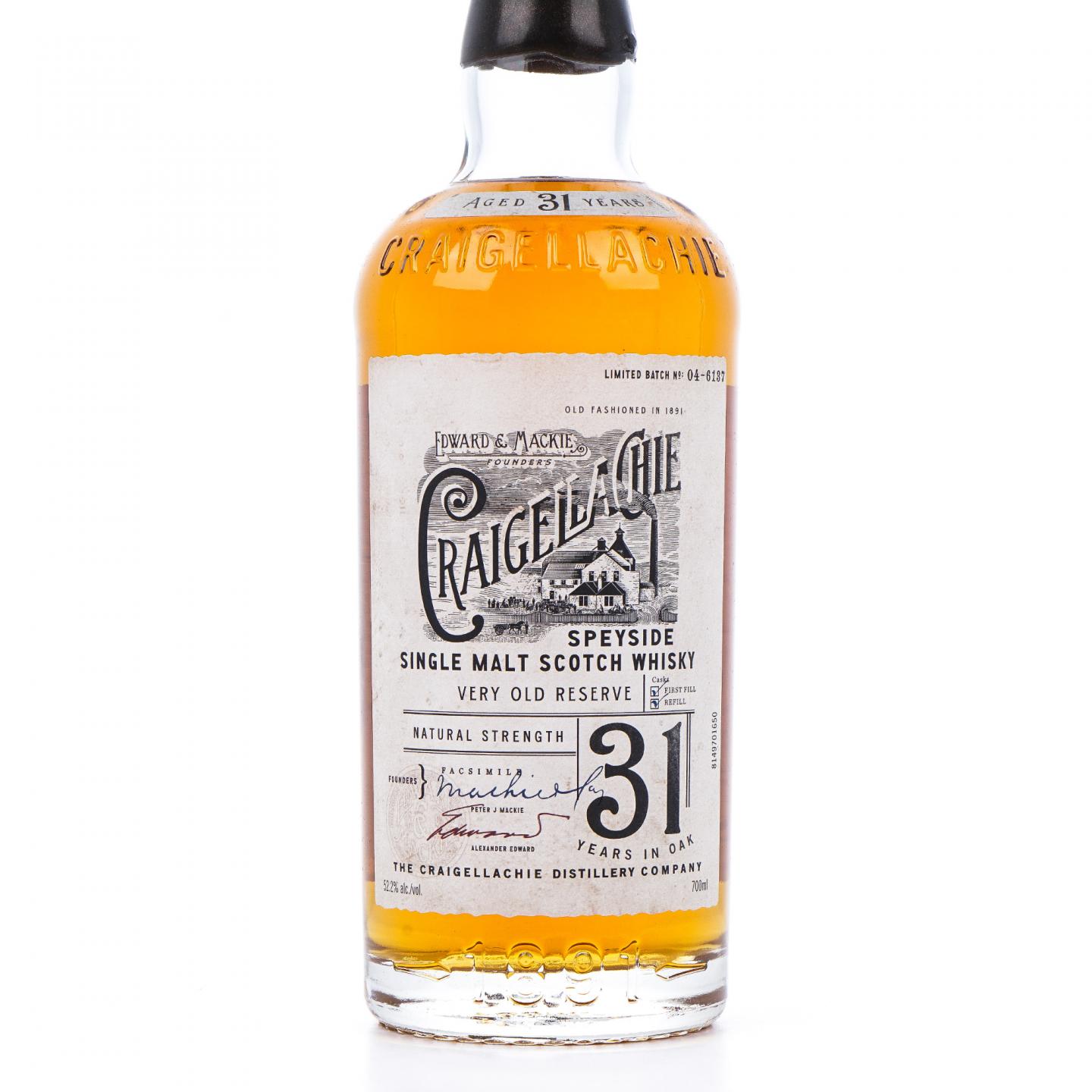 Craigellachie 克莱拉奇 31年 Very Old Reserve 700ml