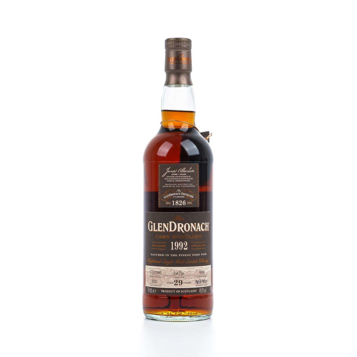 Glendronach 格兰多纳 29年 1992-2023 单桶#6096 No.507