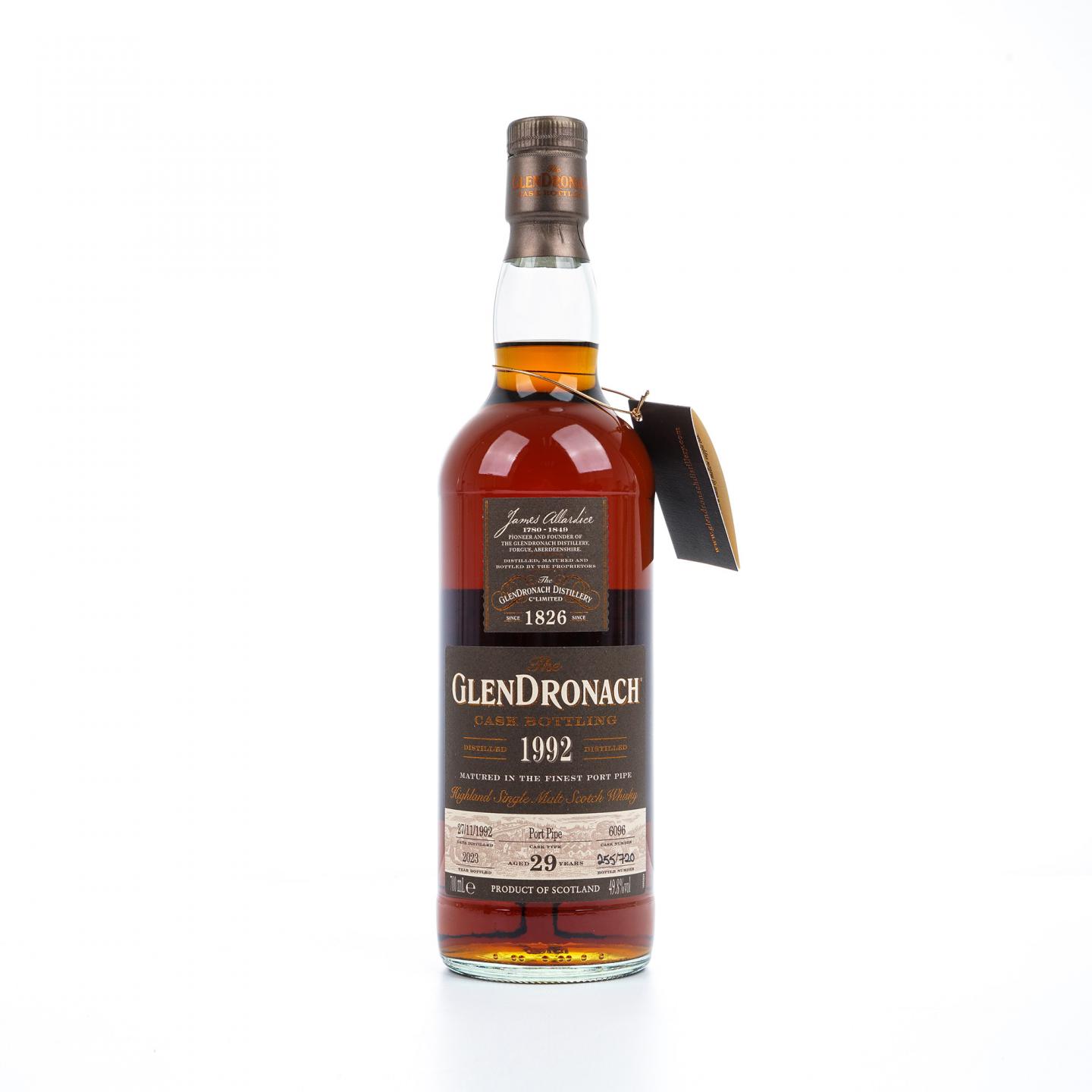Glendronach 格兰多纳 29年 1992-2023 单桶#6096 No.255