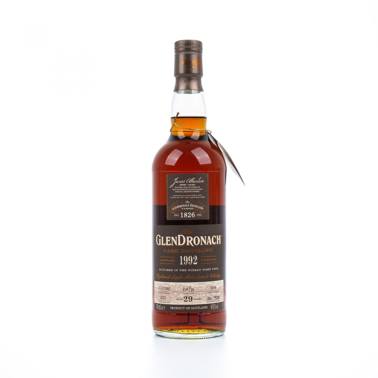 Glendronach 格兰多纳 29年 1992-2023 单桶#6096 No.24
