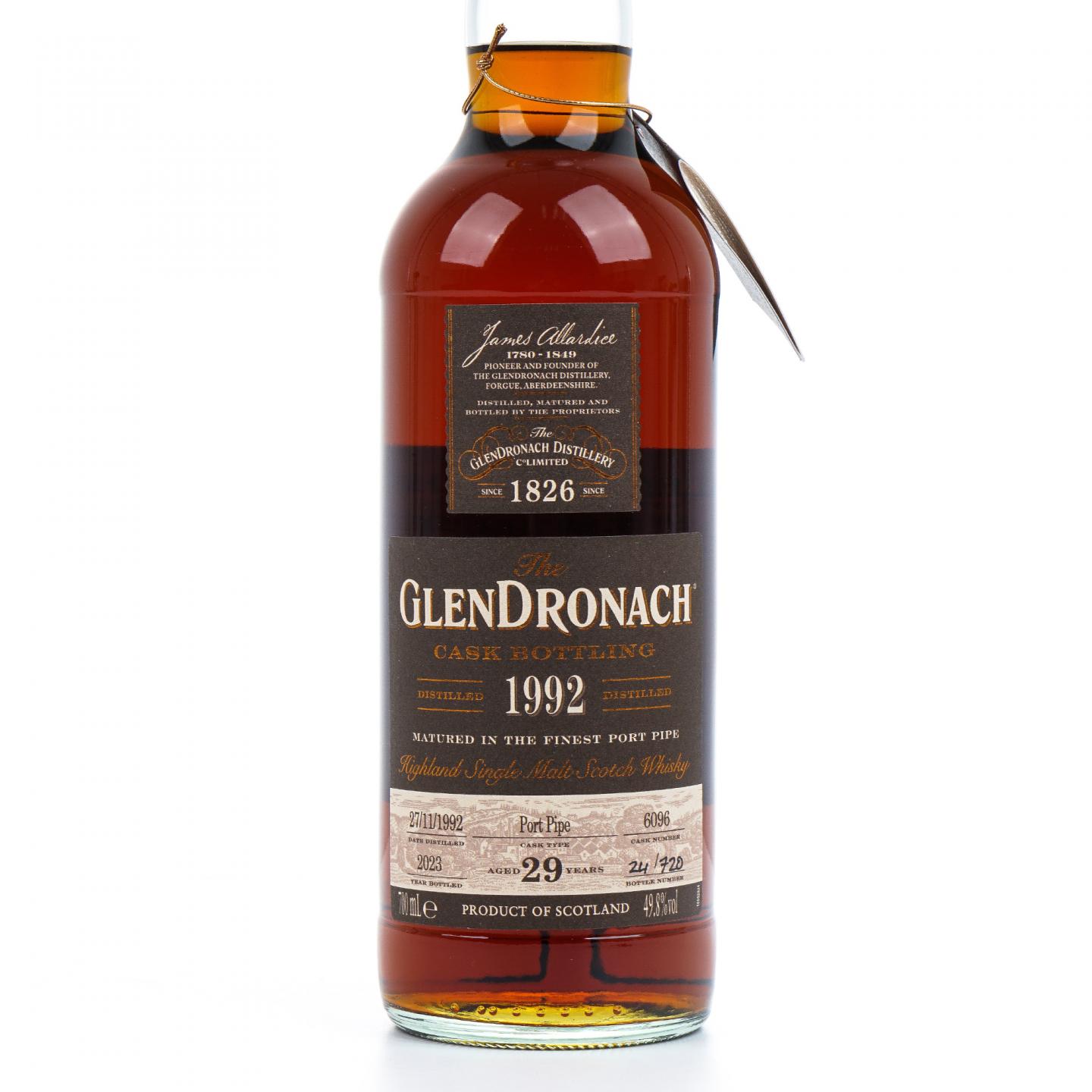 Glendronach 格兰多纳 29年 1992-2023 单桶#6096 No.24