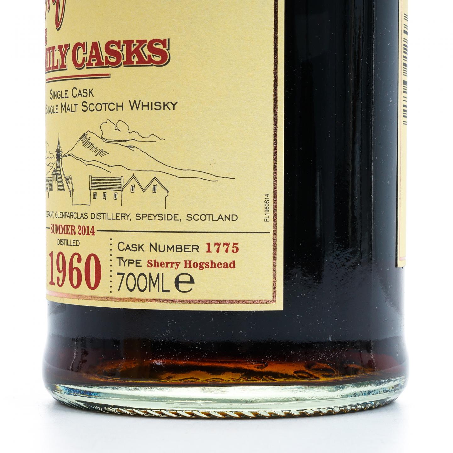 Glenfarclas 格兰花格 1960-2014 家族桶 雪莉桶#1775