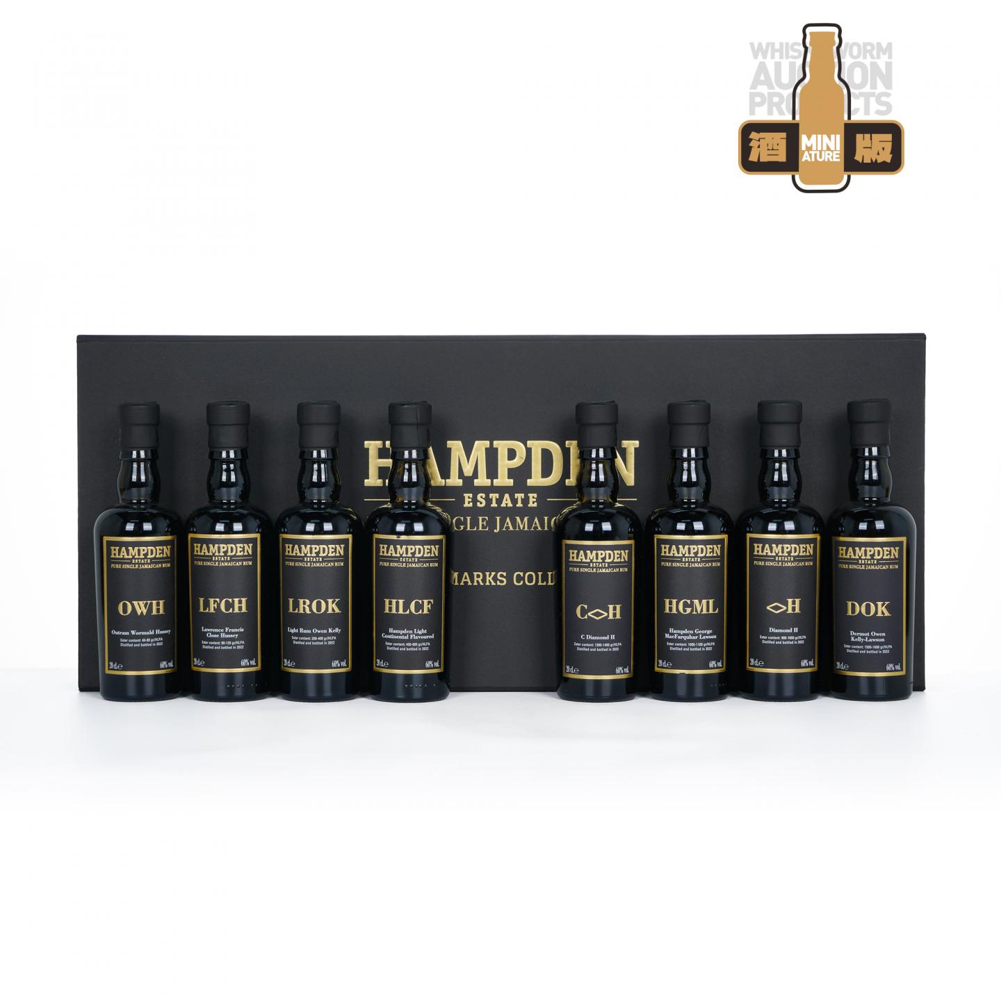 【中样】Hampden Estate 汉普登庄园 2022 朗姆酒 8瓶组*200ML
