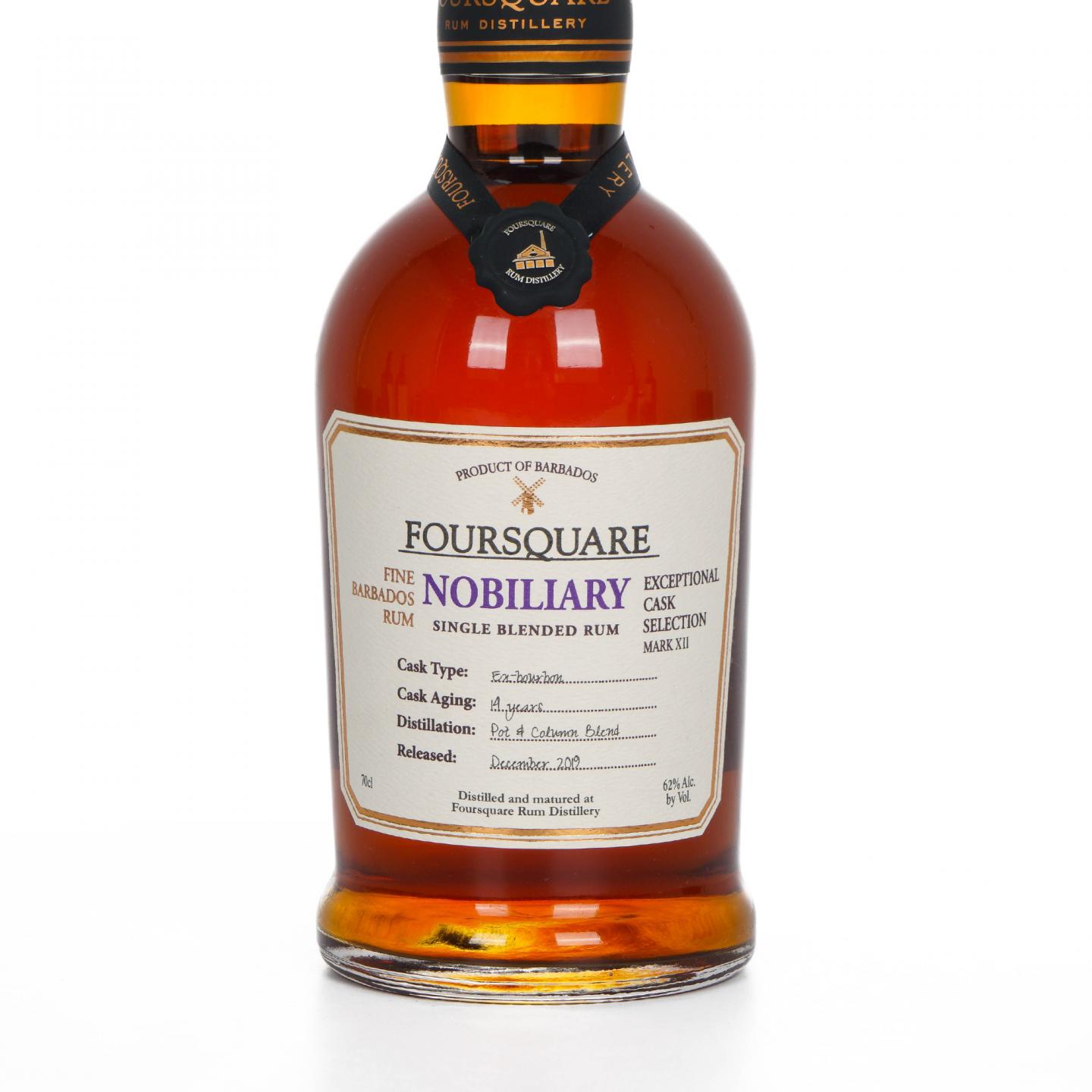 Foursquare 14年 2019 Nobiliary 单一调和朗姆酒 62%