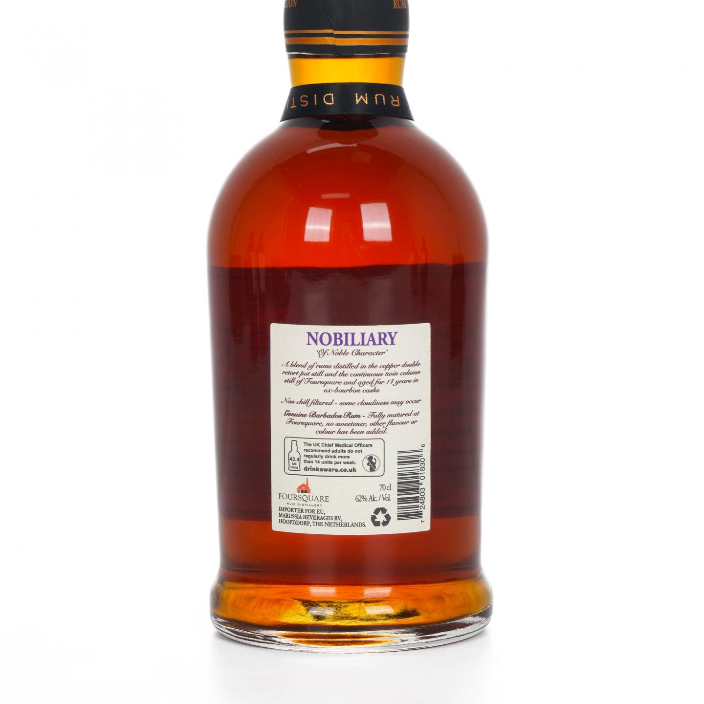 Foursquare 14年 2019 Nobiliary 单一调和朗姆酒 62%