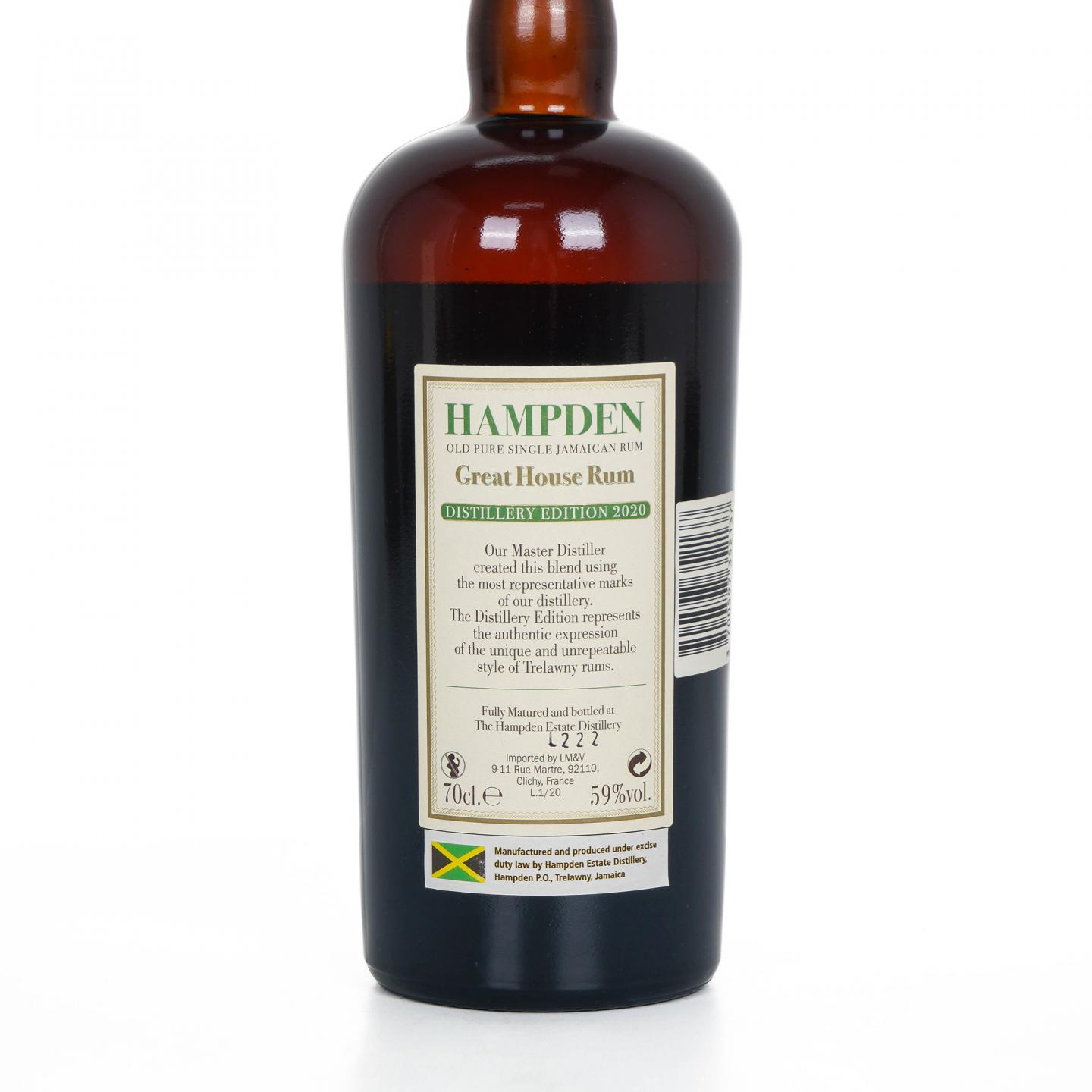 Hampden Estate 汉普登庄园 Great House 2020 Edition 朗姆酒