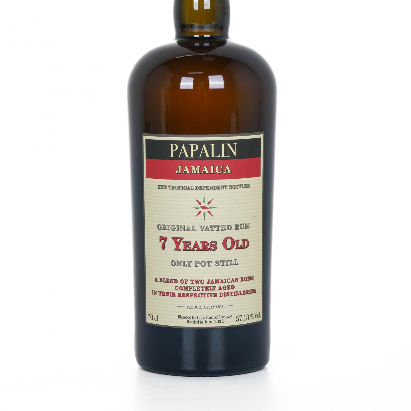 Papalin 7年 2022 牙买加朗姆酒 57.18%