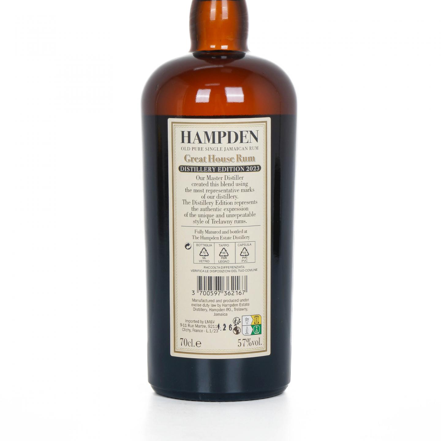 Hampden Estate 汉普登庄园 Great House 2023 Edition 朗姆酒