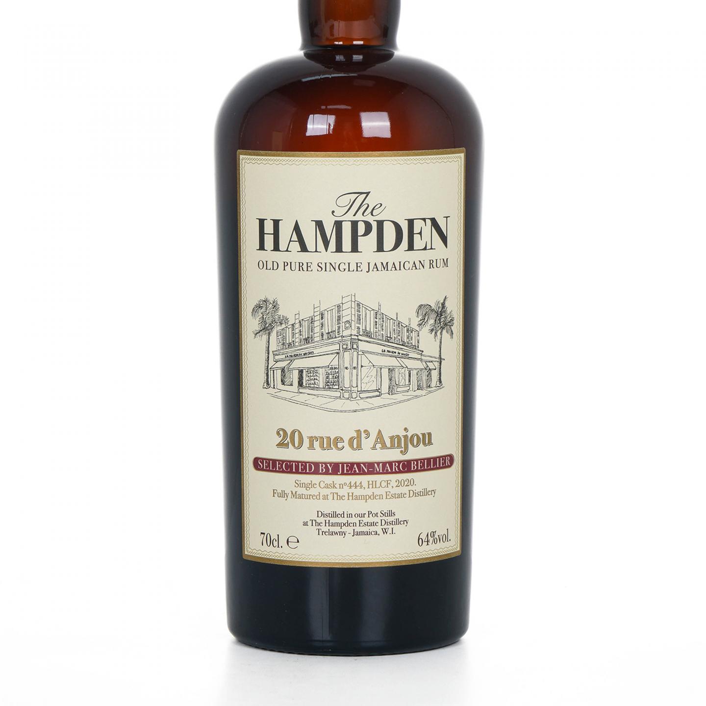 Hampden Estate 汉普登庄园 20 rue d'Anjou 2020 单桶#444 朗姆酒