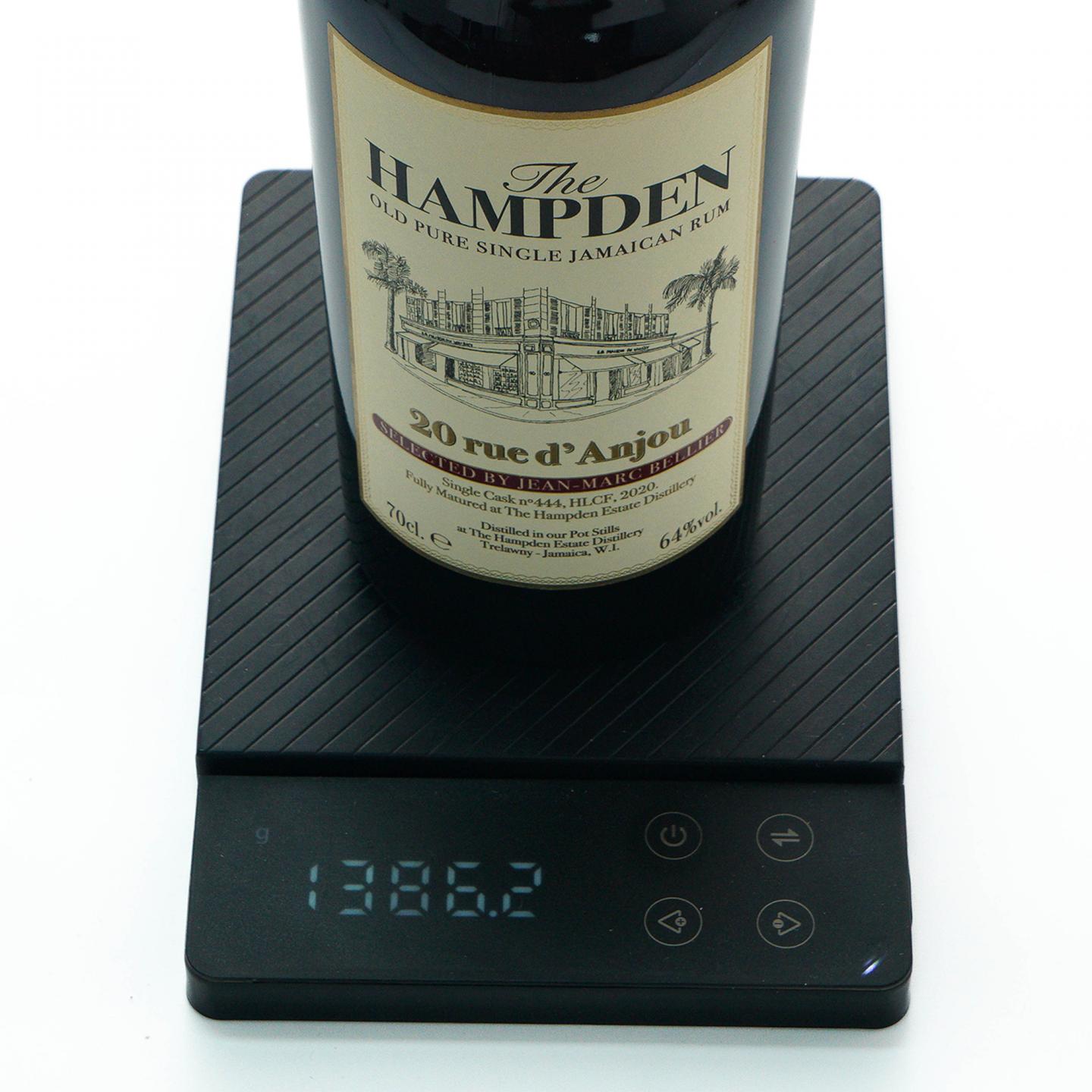 Hampden Estate 汉普登庄园 20 rue d'Anjou 2020 单桶#444 朗姆酒