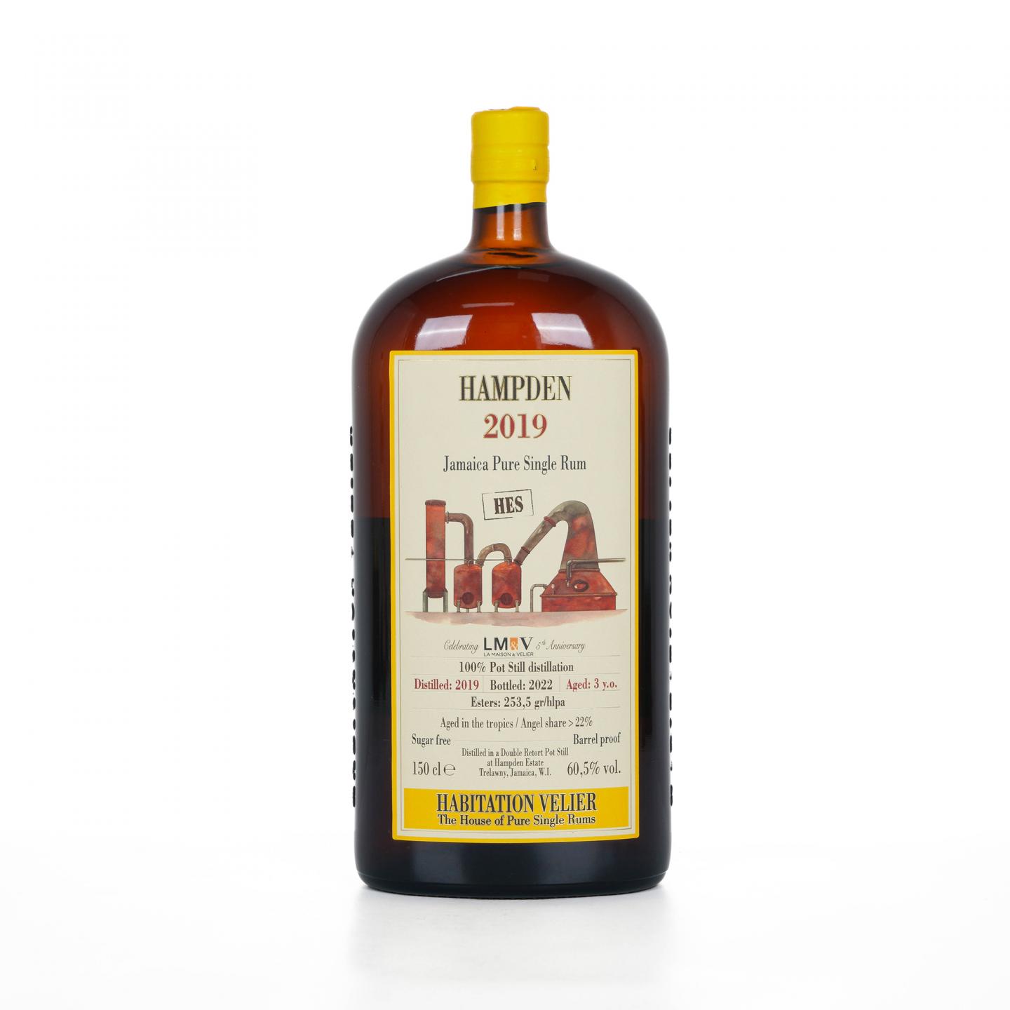 Hampden HES 3年 2019-2022 朗姆酒 Habitation Velier 1500ml