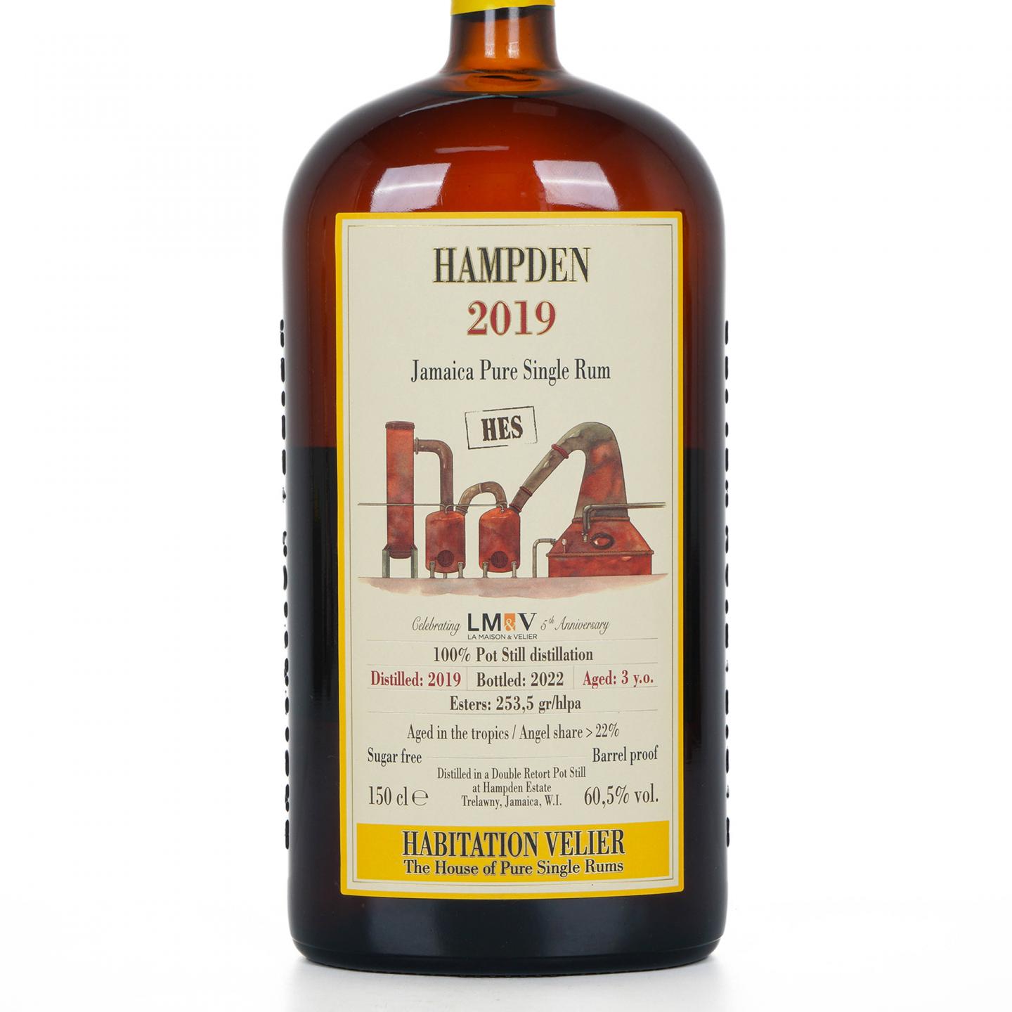 Hampden HES 3年 2019-2022 朗姆酒 Habitation Velier 1500ml