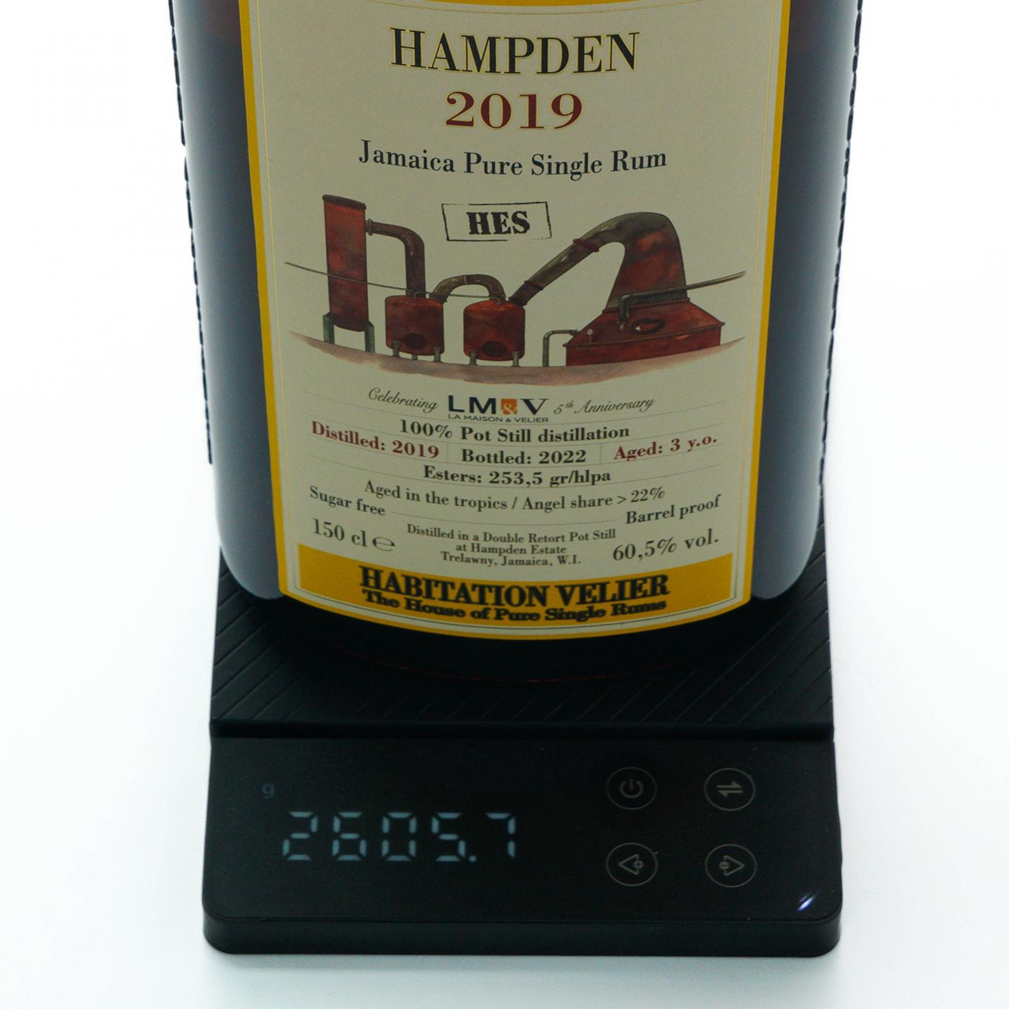 Hampden HES 3年 2019-2022 朗姆酒 Habitation Velier 1500ml