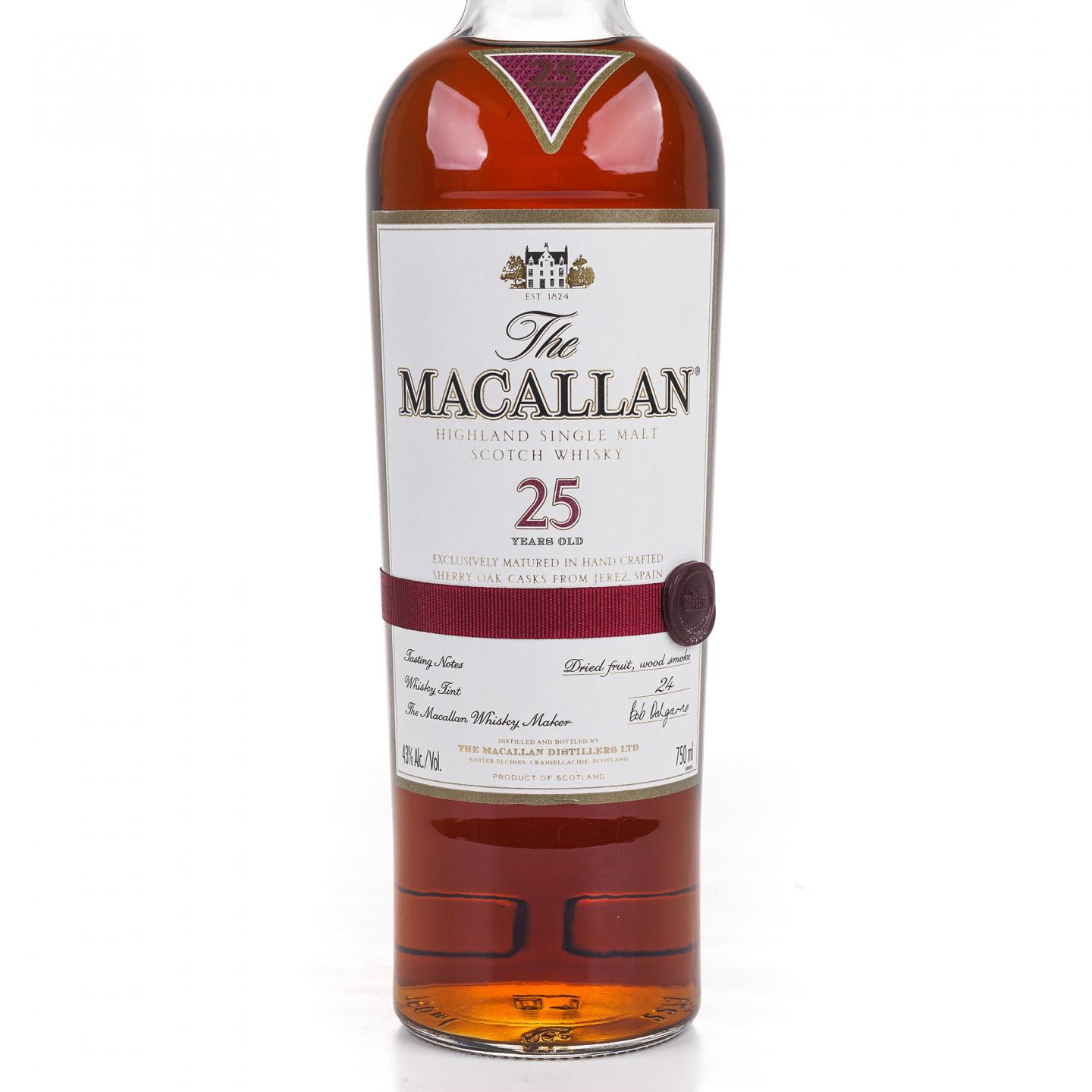 Macallan 麦卡伦 25年 雪莉桶 红腰带 750ml