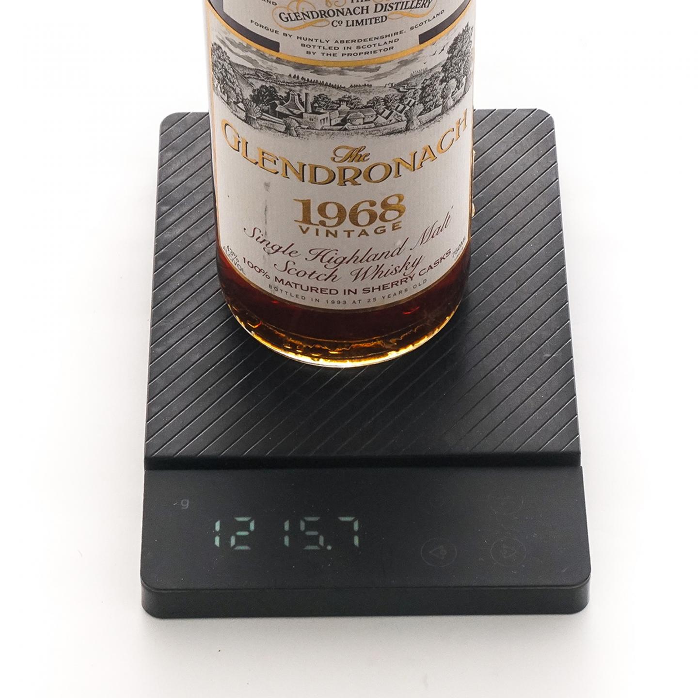 Glendronach 格兰多纳 25年 1968-1993 雪莉桶 750ml