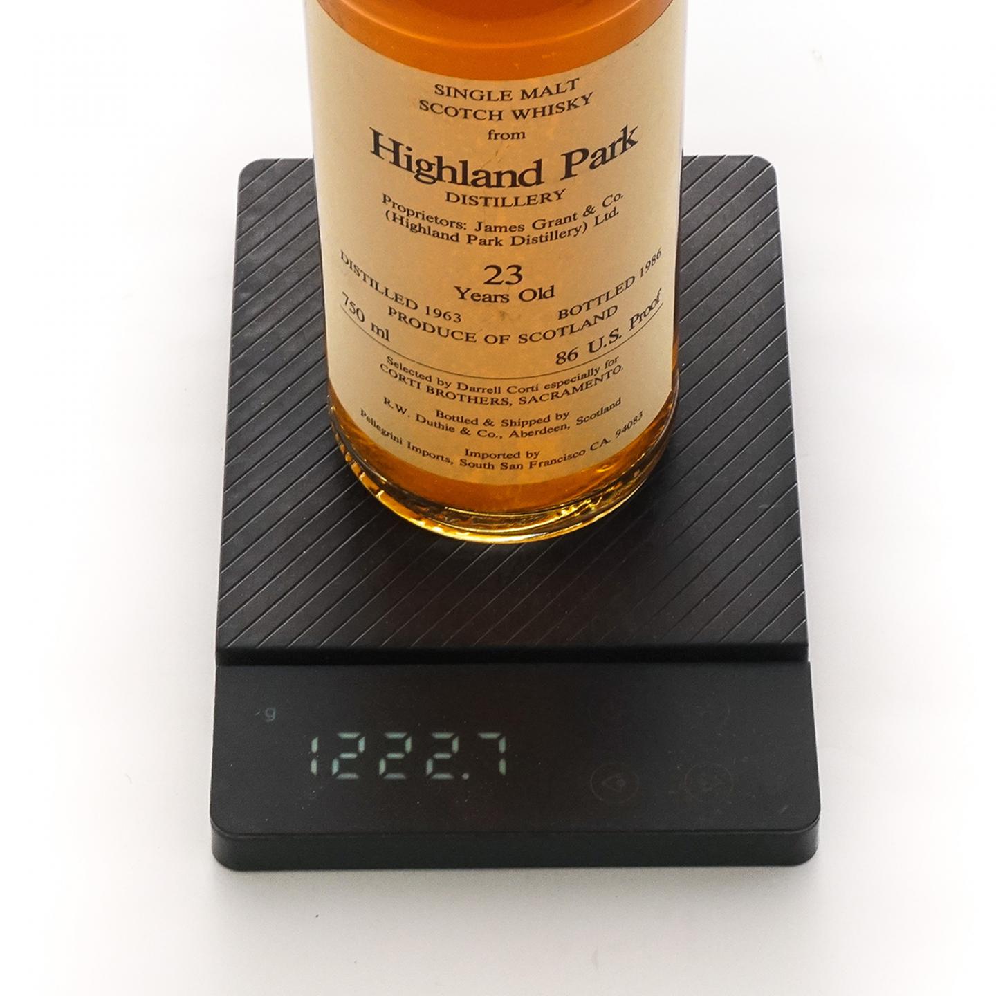 Highland Park 高原骑士 23年 1963-1986 RWD 750ml