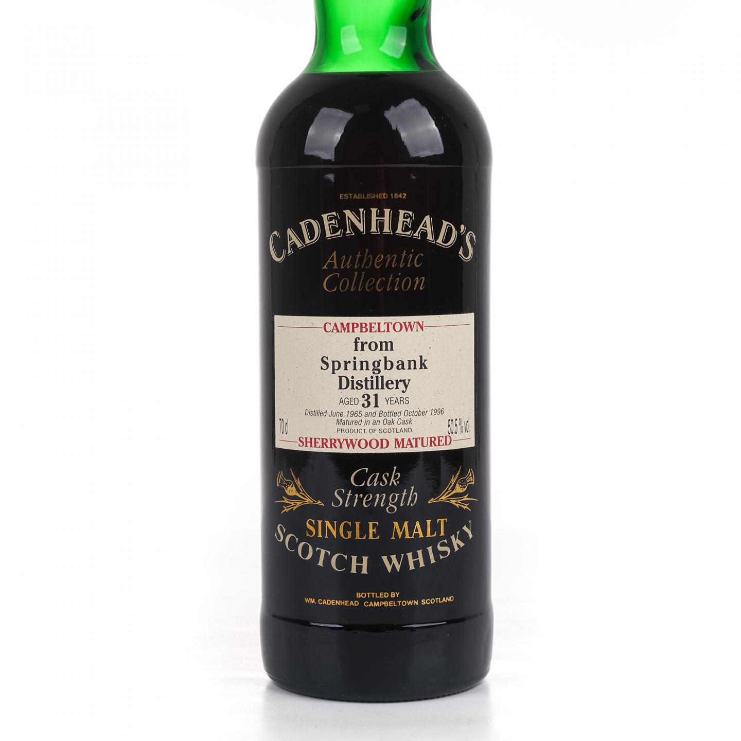 Springbank 云顶 31年 1965-1996 雪莉单桶 CA