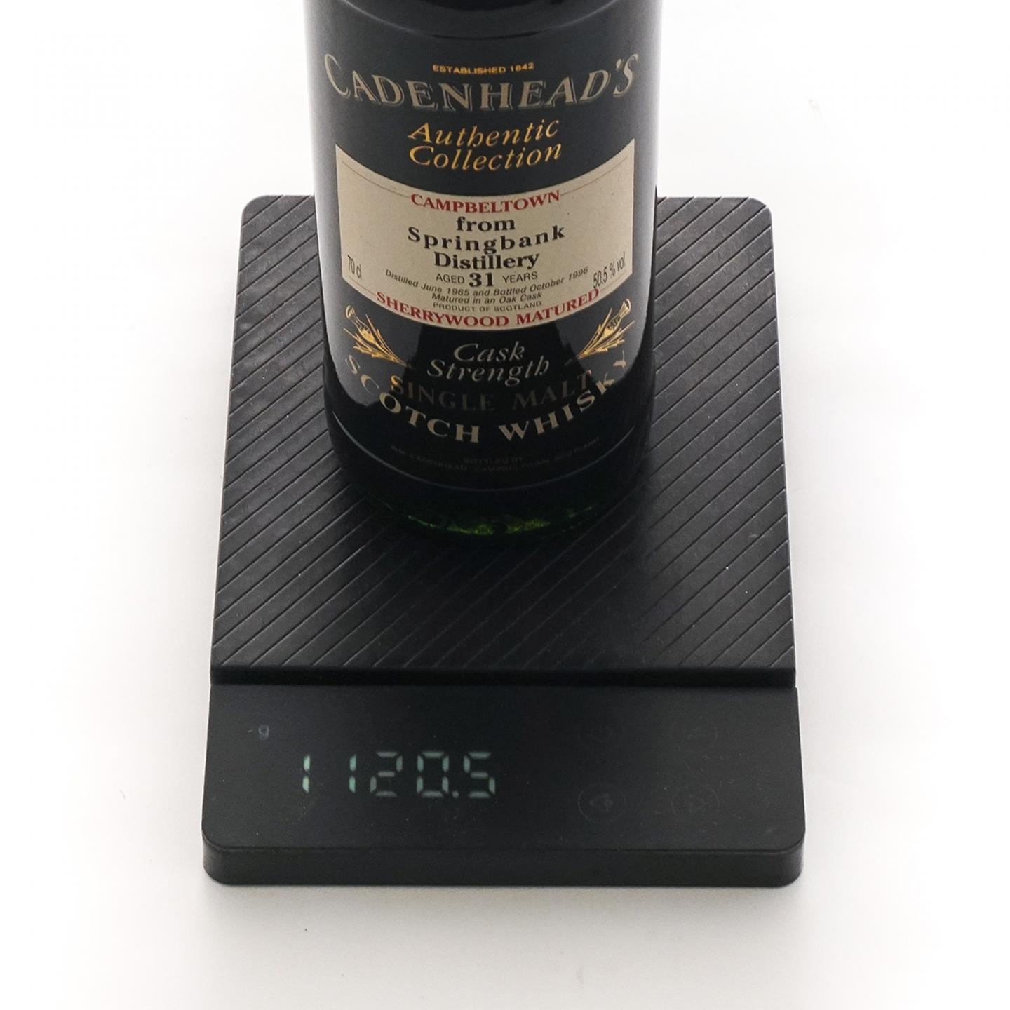 Springbank 云顶 31年 1965-1996 雪莉单桶 CA