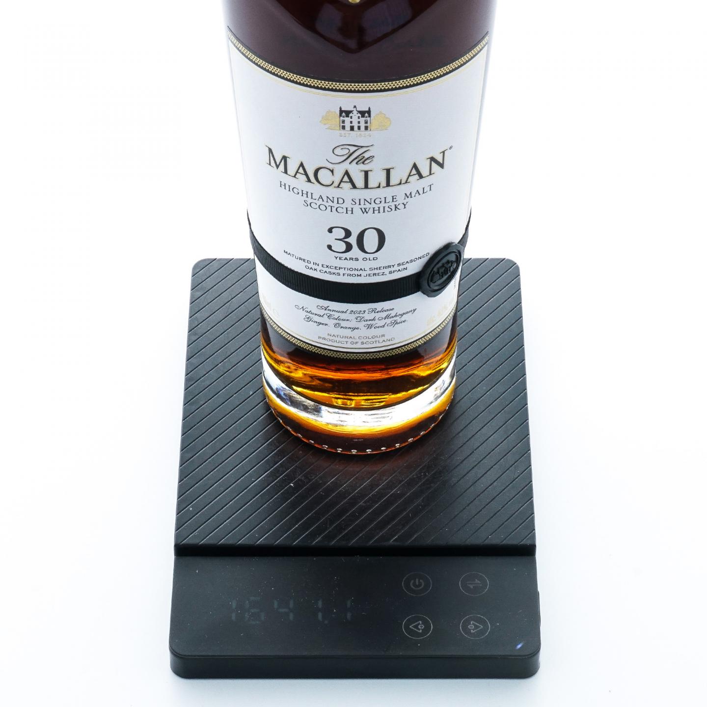 【附X光图】Macallan 麦卡伦 30年 2023 黑腰带 雪莉桶 木礼盒 43%