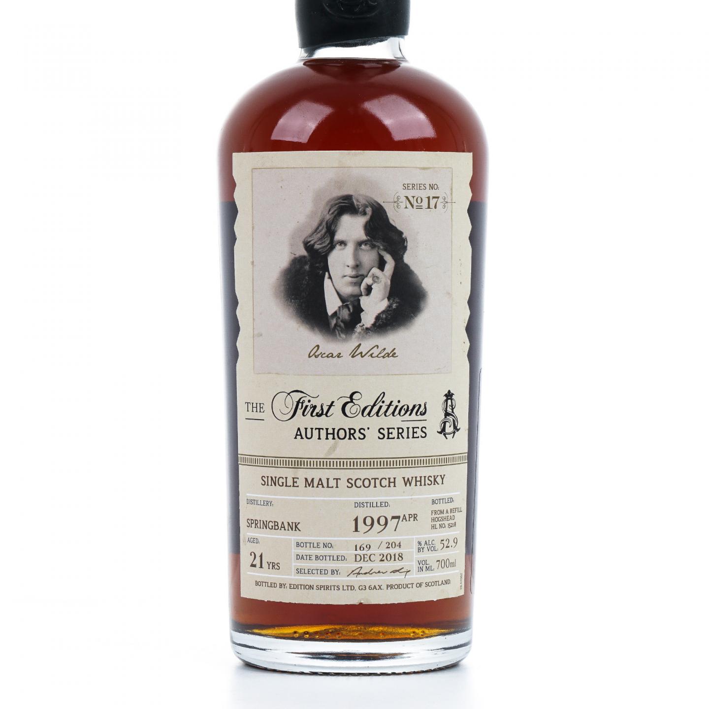 Springbank 云顶 21年 1997-2018 ED 首席作家