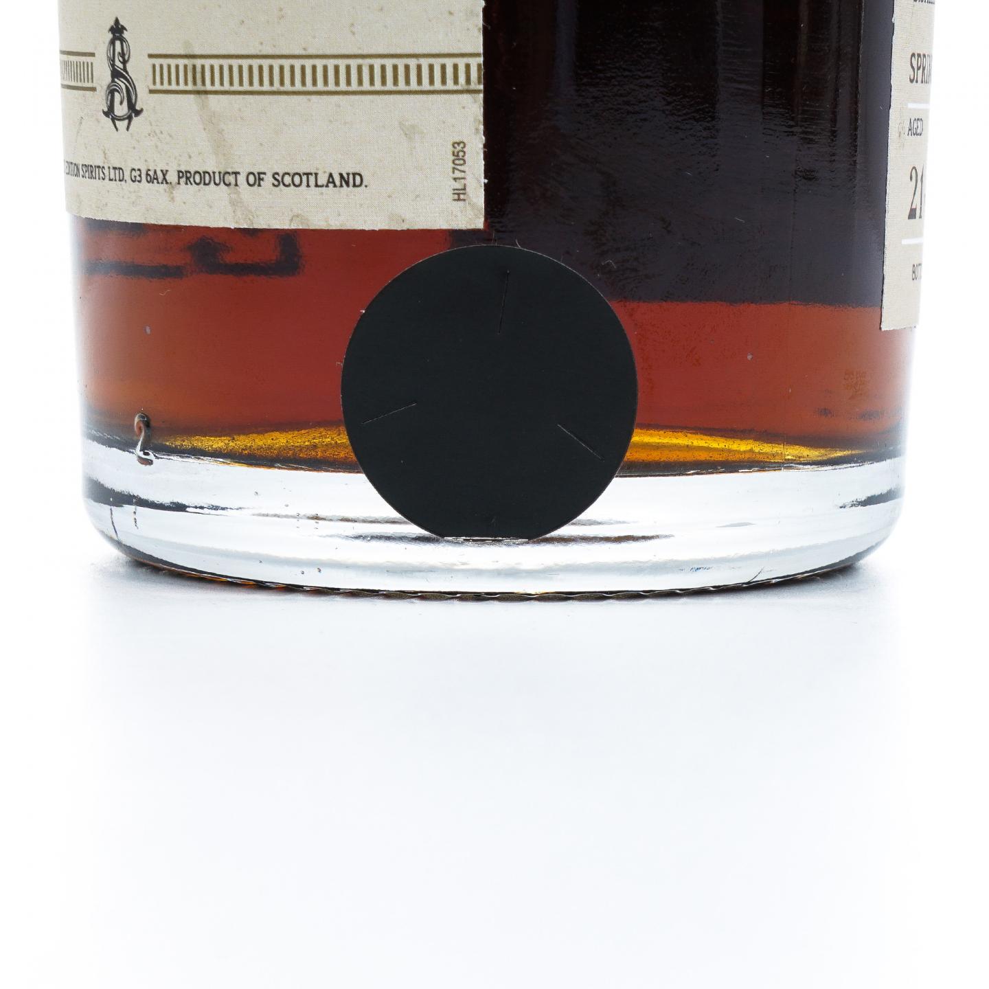 Springbank 云顶 21年 1997-2018 ED 首席作家