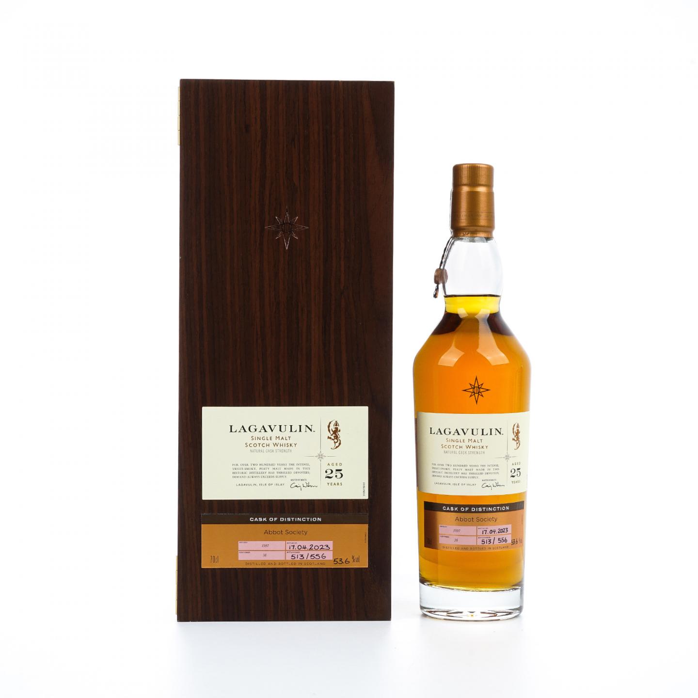 Lagavulin 乐加维林 25年 1997-2023 星星标 桶强 700ml