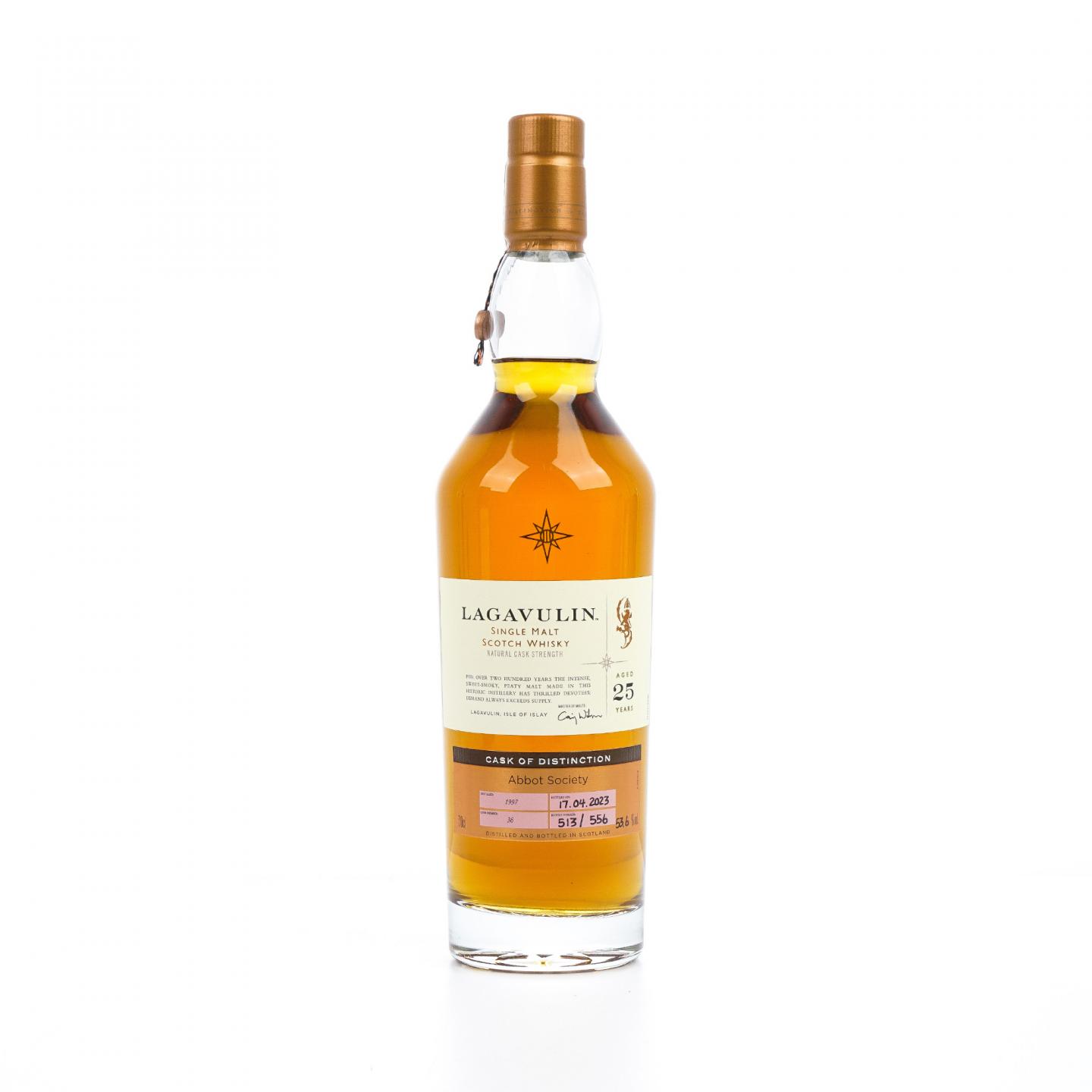 Lagavulin 乐加维林 25年 1997-2023 星星标 桶强 700ml