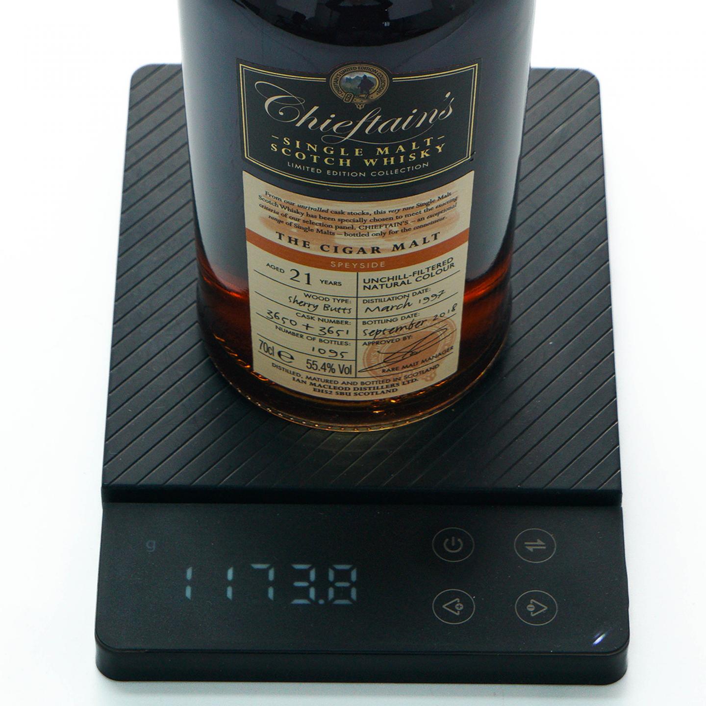 老酋长 Speyside 21年 1997-2018 雪莉桶 The Cigar Malt