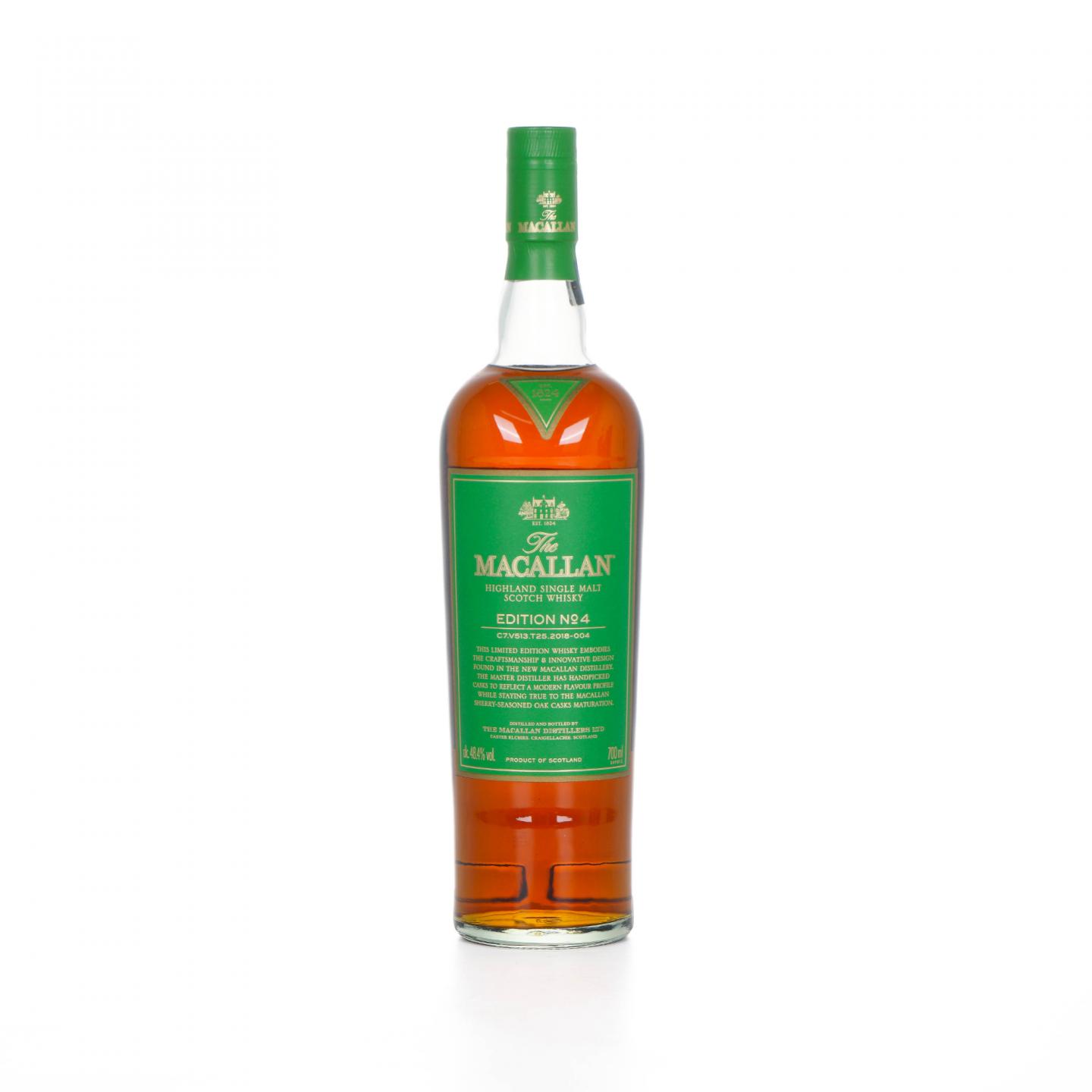 Macallan 麦卡伦 Edition No.4 绿标 行货