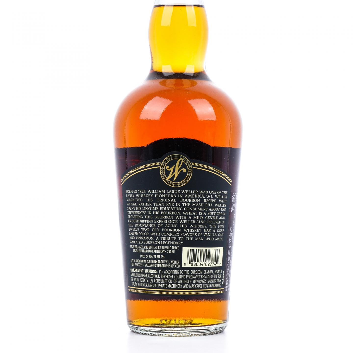 W.L. Weller 12年 波本威士忌 750ml