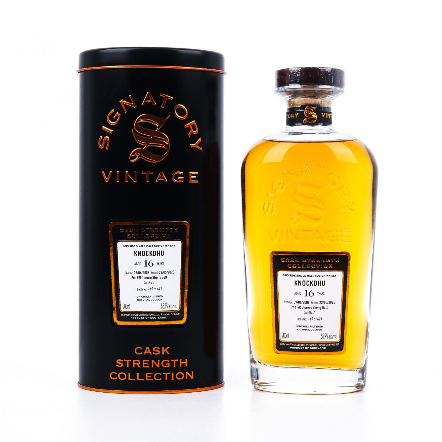 Knockdhu 洛克杜 16年 2008-2025 SV 雪莉桶#7