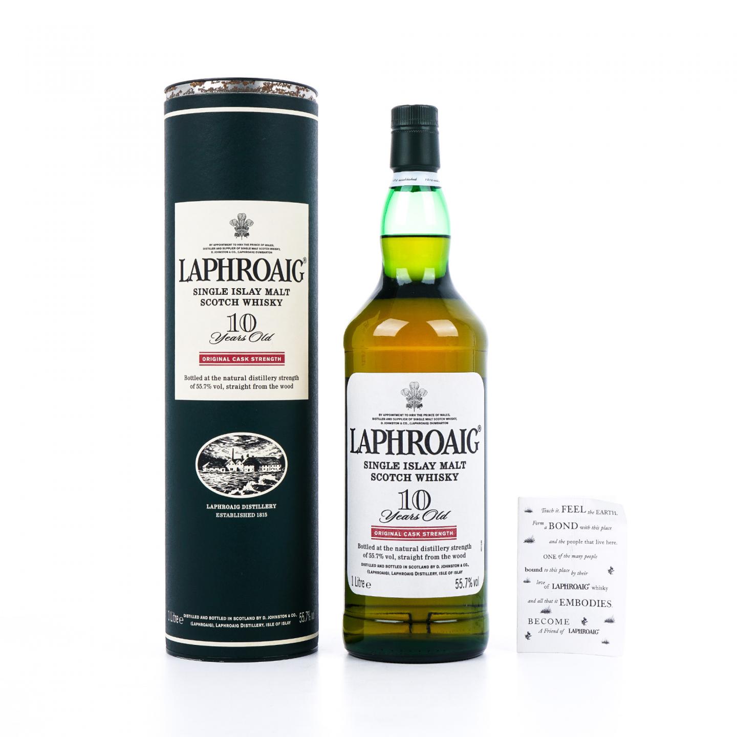 Laphroaig 拉弗格 10年 桶强 小红标 55.7% 1升装