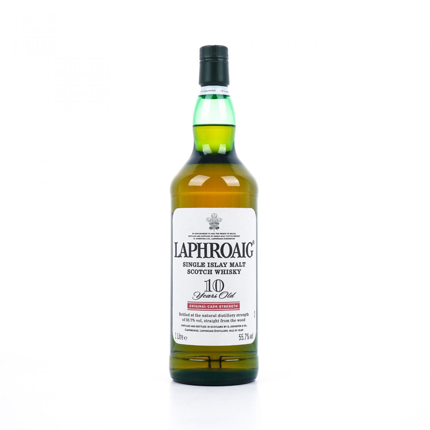 Laphroaig 拉弗格 10年 桶强 小红标 55.7% 1升装