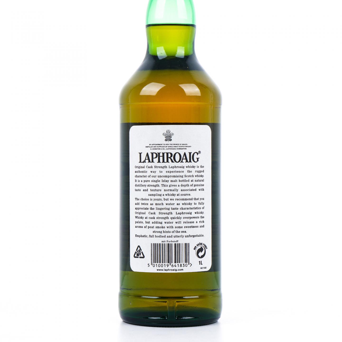 Laphroaig 拉弗格 10年 桶强 小红标 55.7% 1升装