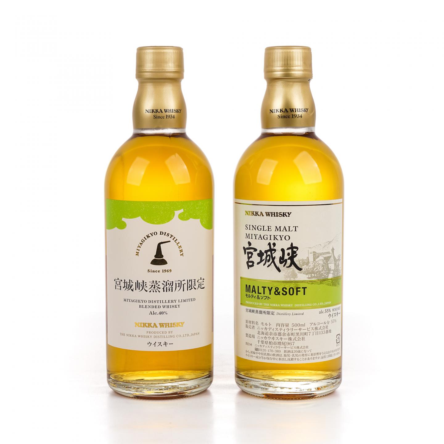 宫城峡蒸馏所限定Malty & Soft 单麦/调和 500ml 2支组