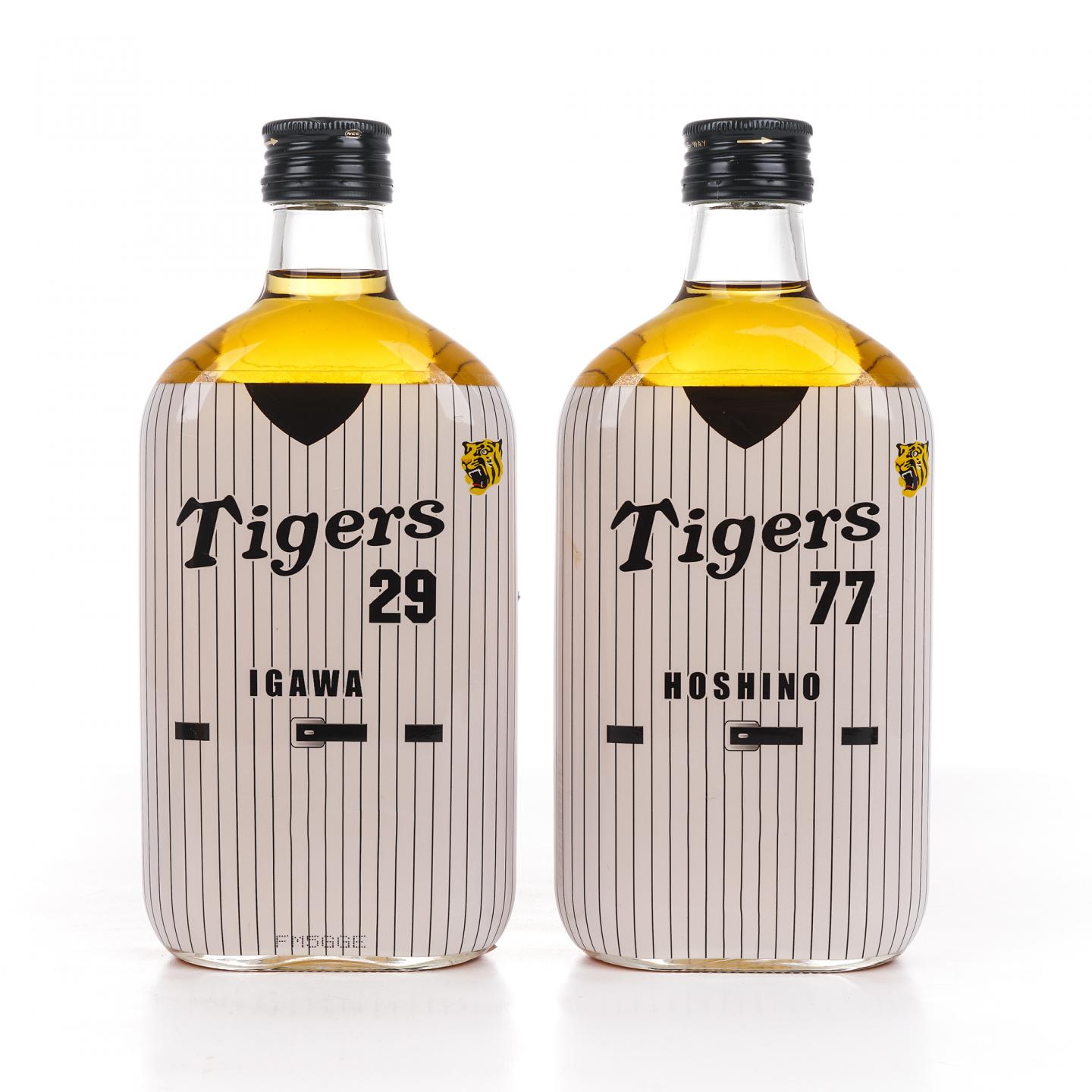 轻井泽 阪神虎队2003夺冠纪念 6/7/29/77号球员 4瓶组*360ml