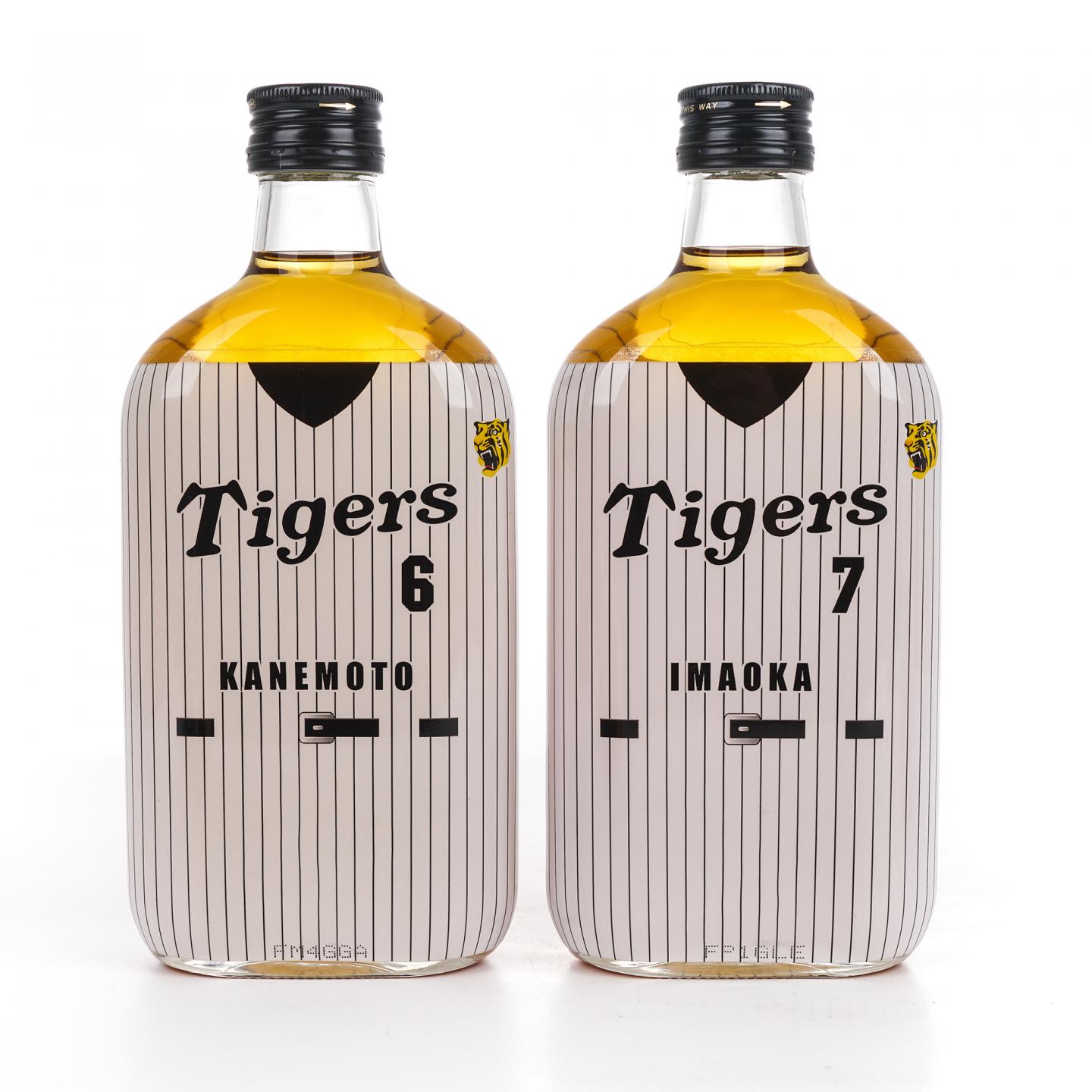 轻井泽 阪神虎队2003夺冠纪念 6/7/29/77号球员 4瓶组*360ml