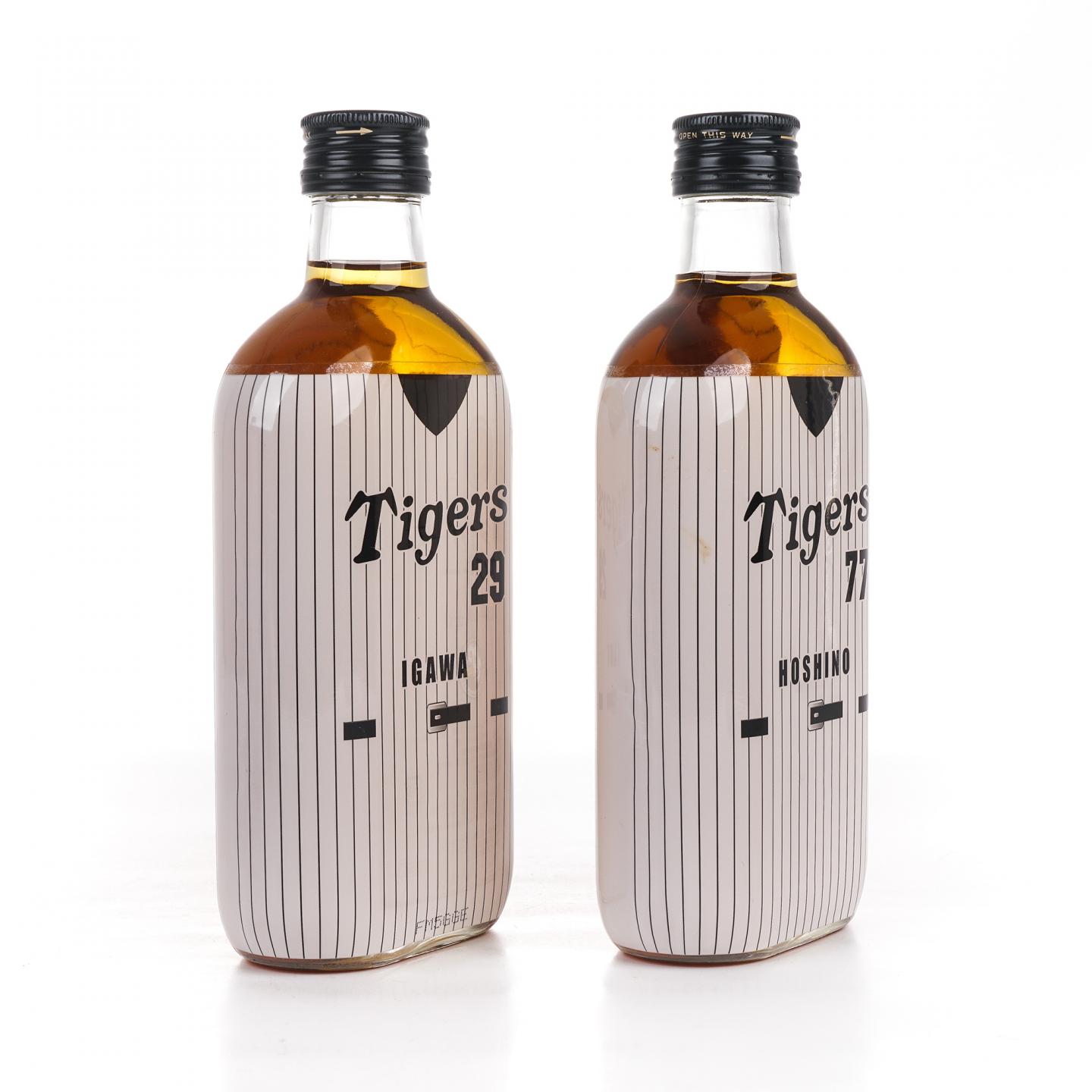 轻井泽 阪神虎队2003夺冠纪念 6/7/29/77号球员 4瓶组*360ml