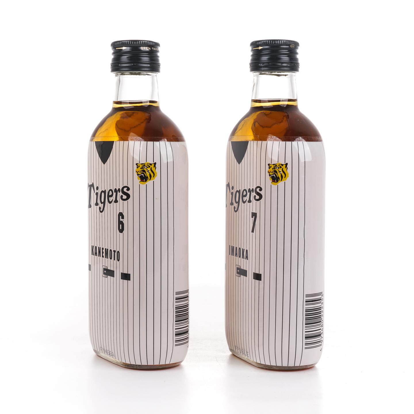 轻井泽 阪神虎队2003夺冠纪念 6/7/29/77号球员 4瓶组*360ml